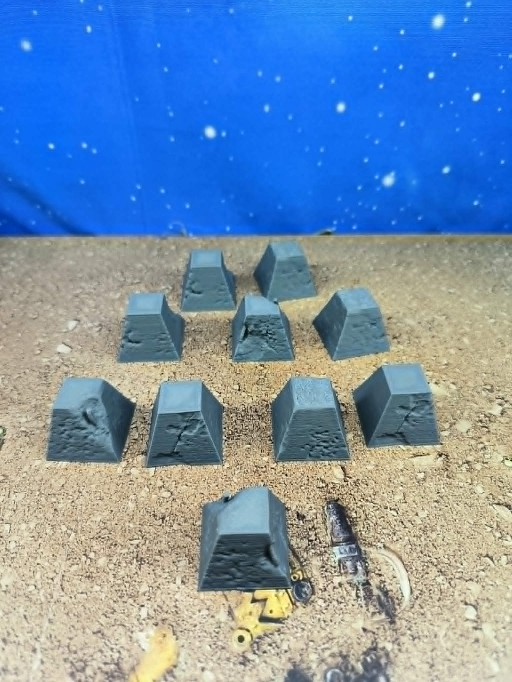 Fortress : Accessoires militaires blocs béton pour wargame