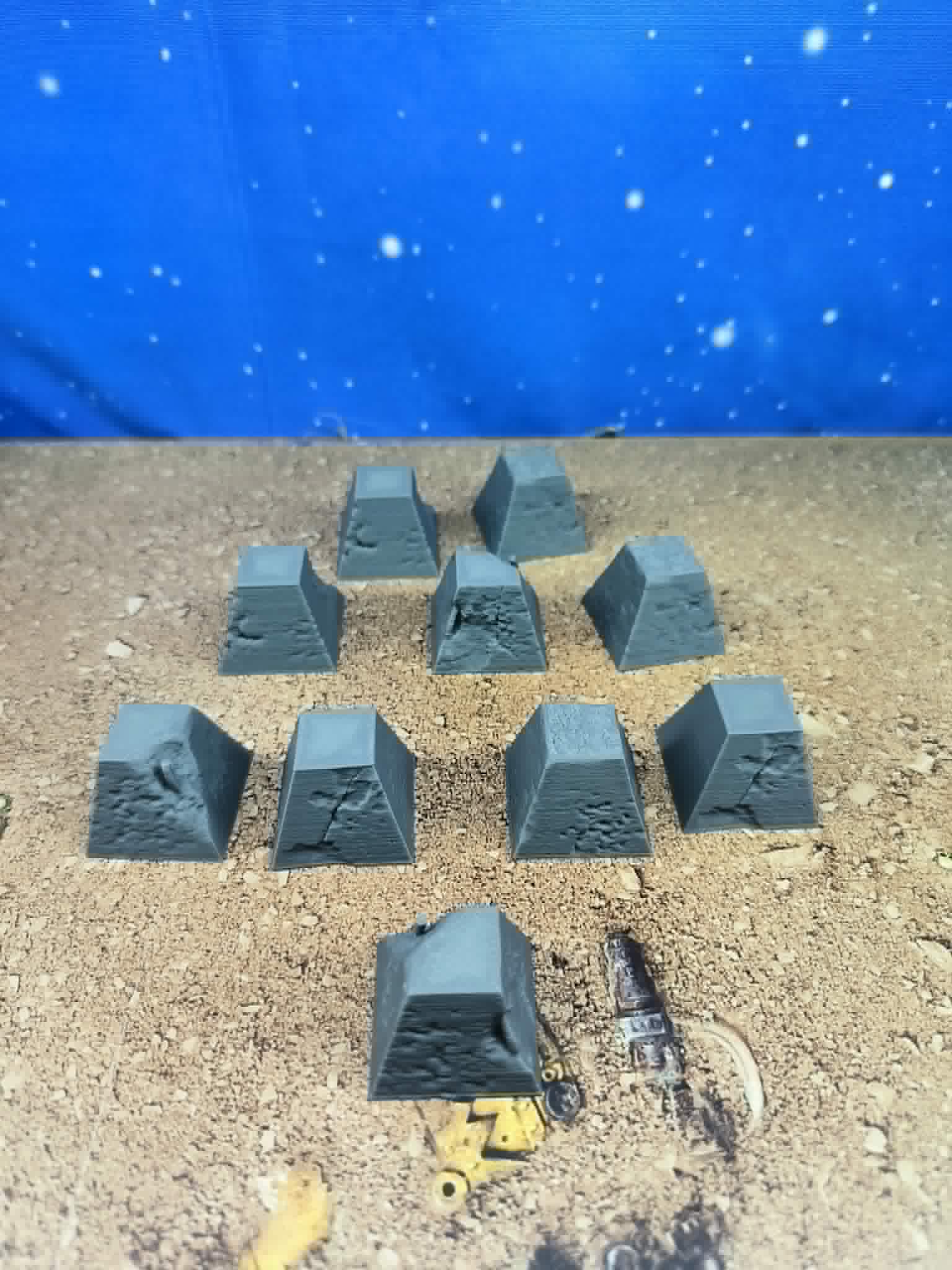 Fortress : Accessoires militaires blocs béton pour wargame