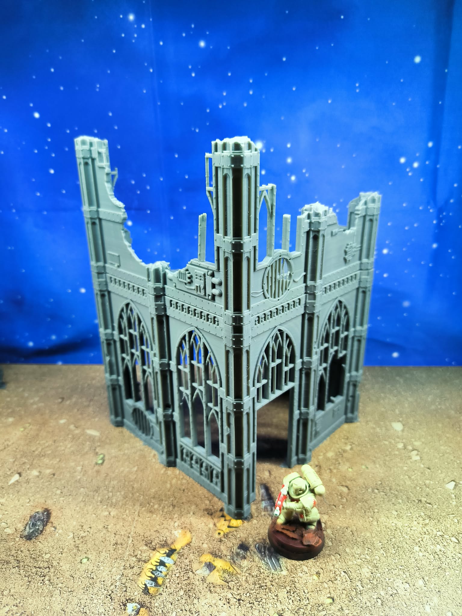 Templaris : Officine gothique en ruine pour wargame