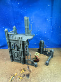 Templaris : Arrière Est Cathédrale gothique en ruine pour wargame
