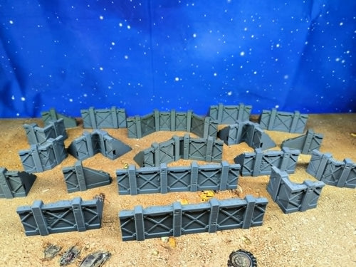 Fortress : Barricades de tranchées avec de la boue pour wargame