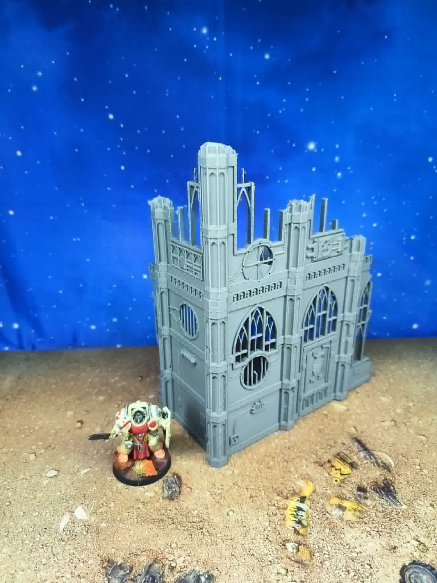 Templaris : Local gothique en ruine pour wargame