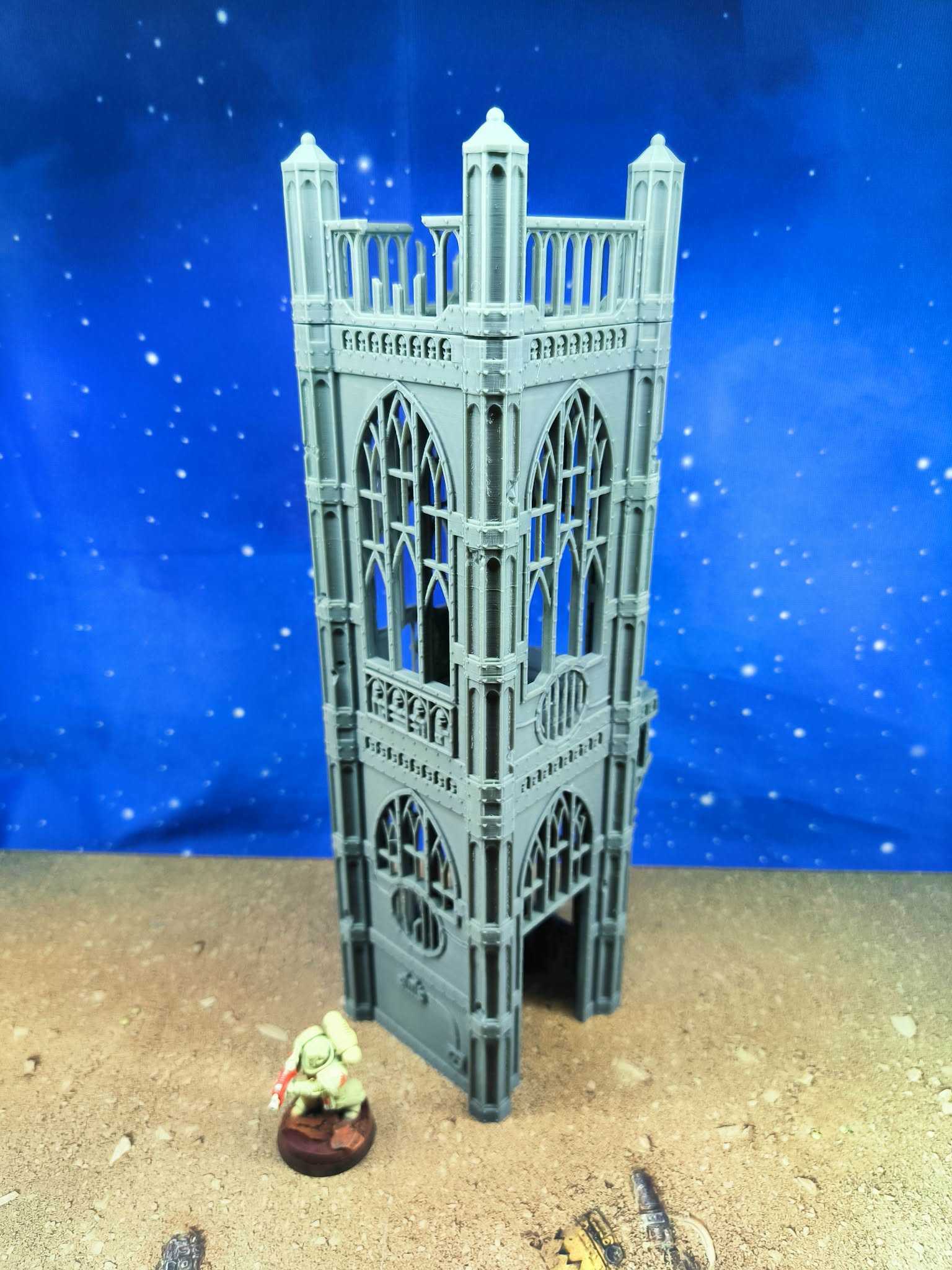 Templaris : Tour gothique en ruine pour wargame 1