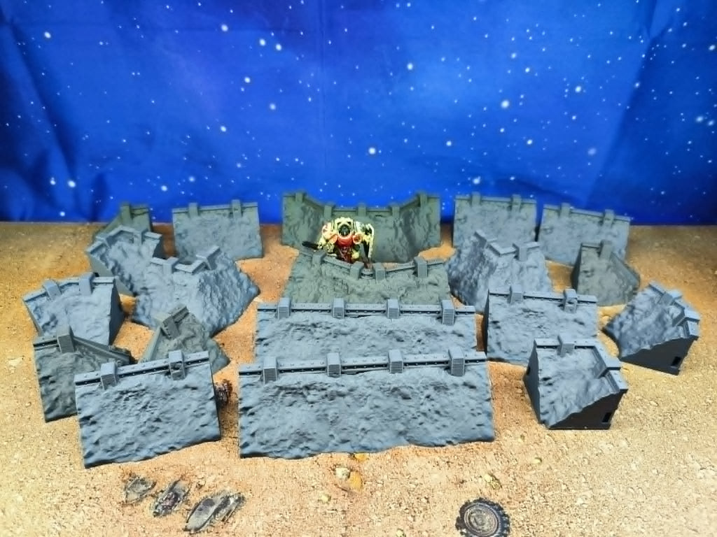 Fortress : Barricades de tranchées avec de la boue pour wargame