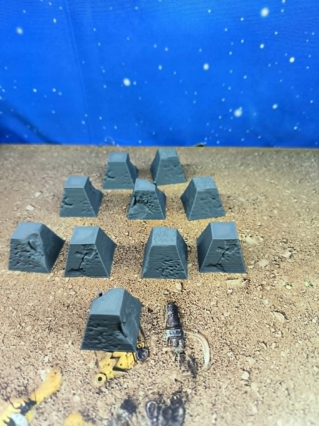 Fortress : Accessoires militaires blocs béton pour wargame