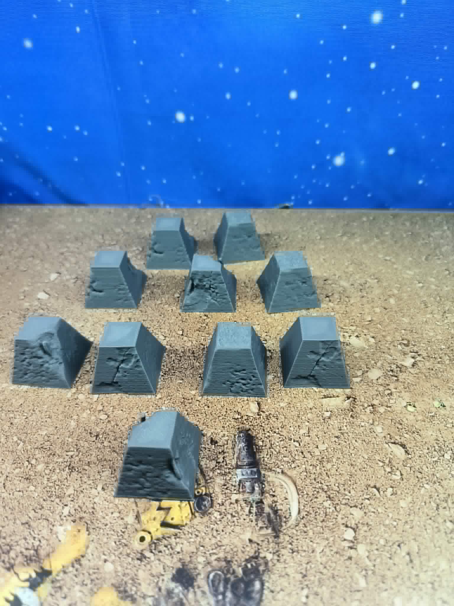Fortress : Accessoires militaires blocs béton pour wargame