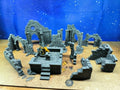 Ancient Ruins : set de murs de pierre en ruines pour wargame 1