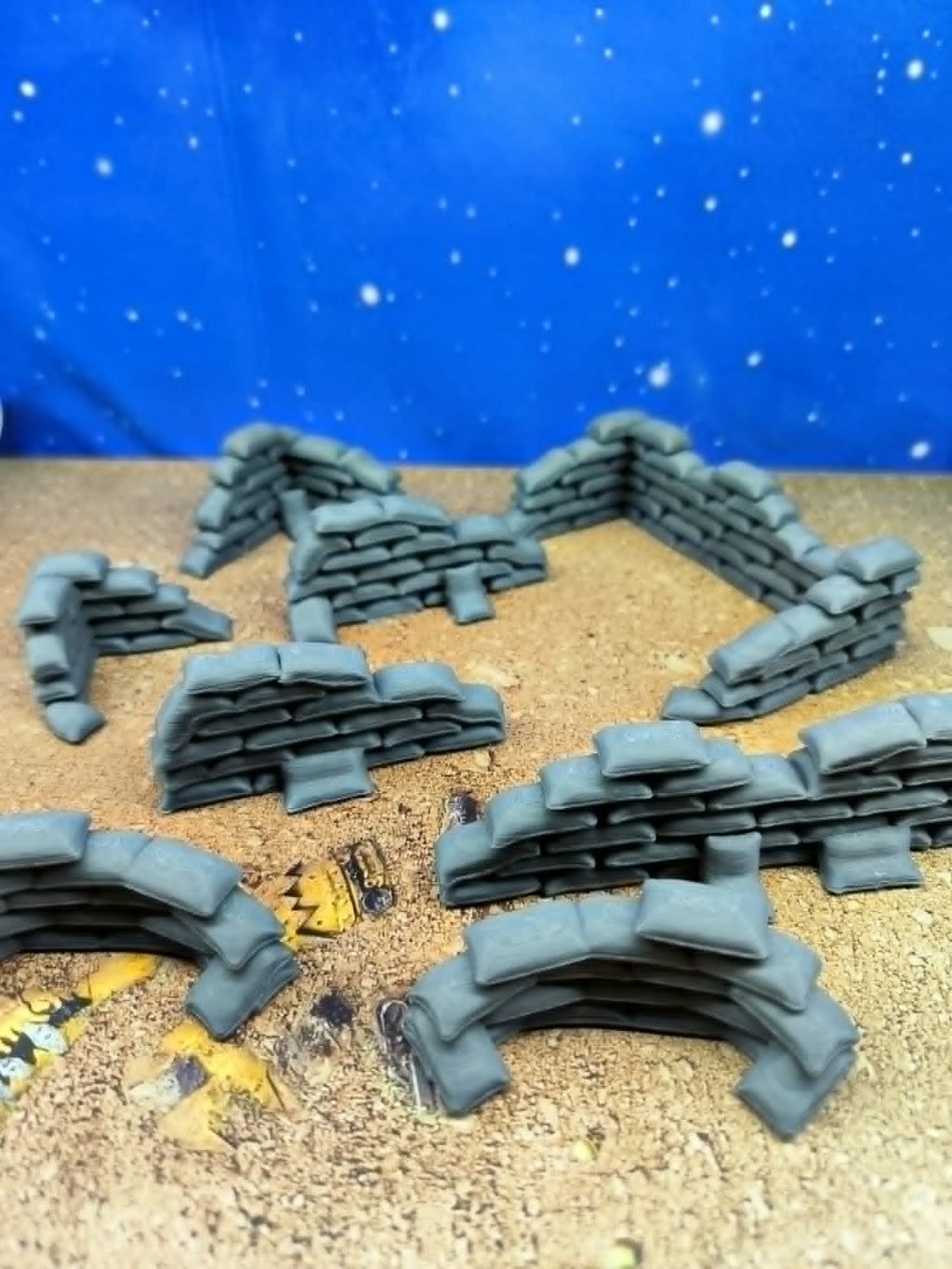 Fortress : Accessoires militaires sacs de sable pour wargame