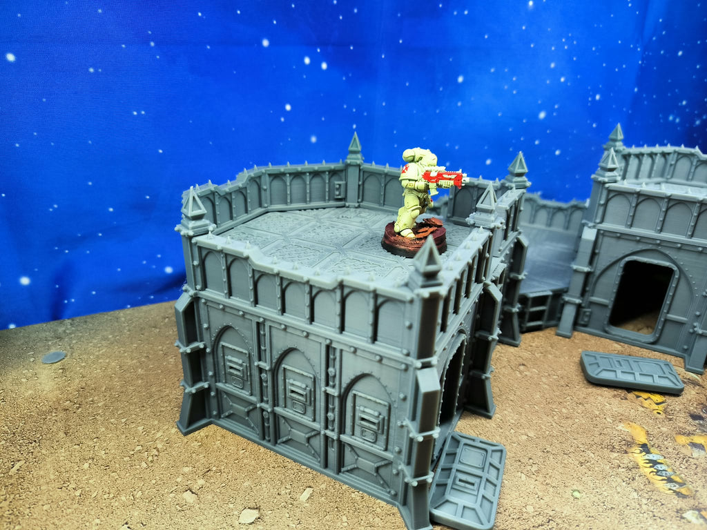 Fortress : Bunker militaire fortifié pour wargame 4C