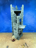 Templaris : Tour gothique en ruine pour wargame 2