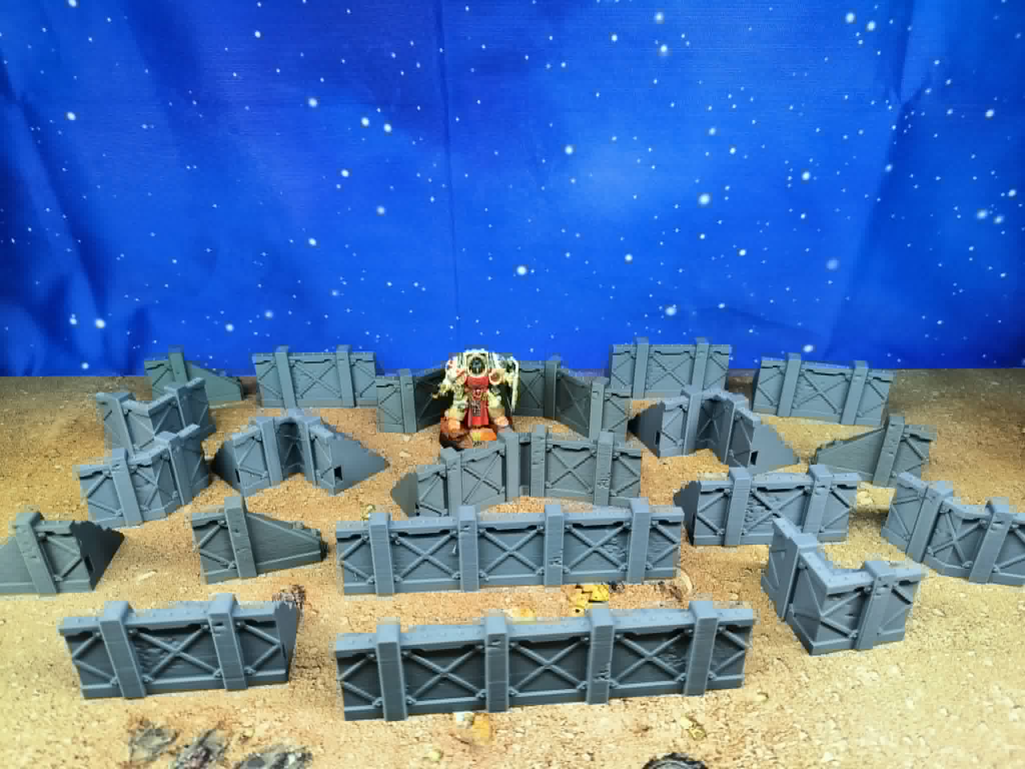 Fortress : Barricades de tranchées avec de la boue pour wargame