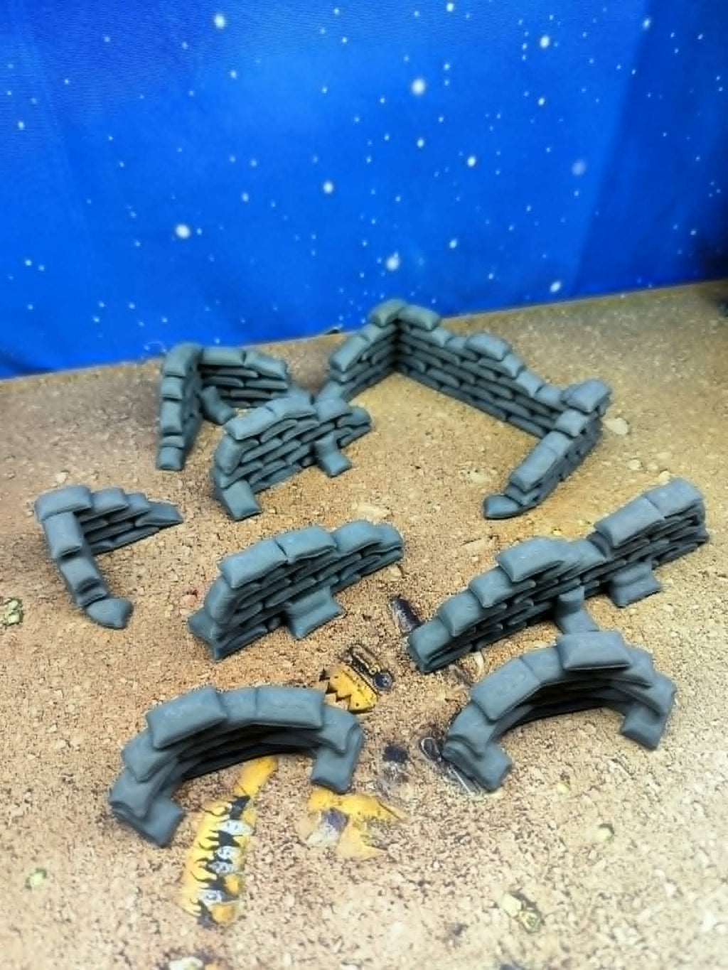 Fortress : Accessoires militaires sacs de sable pour wargame