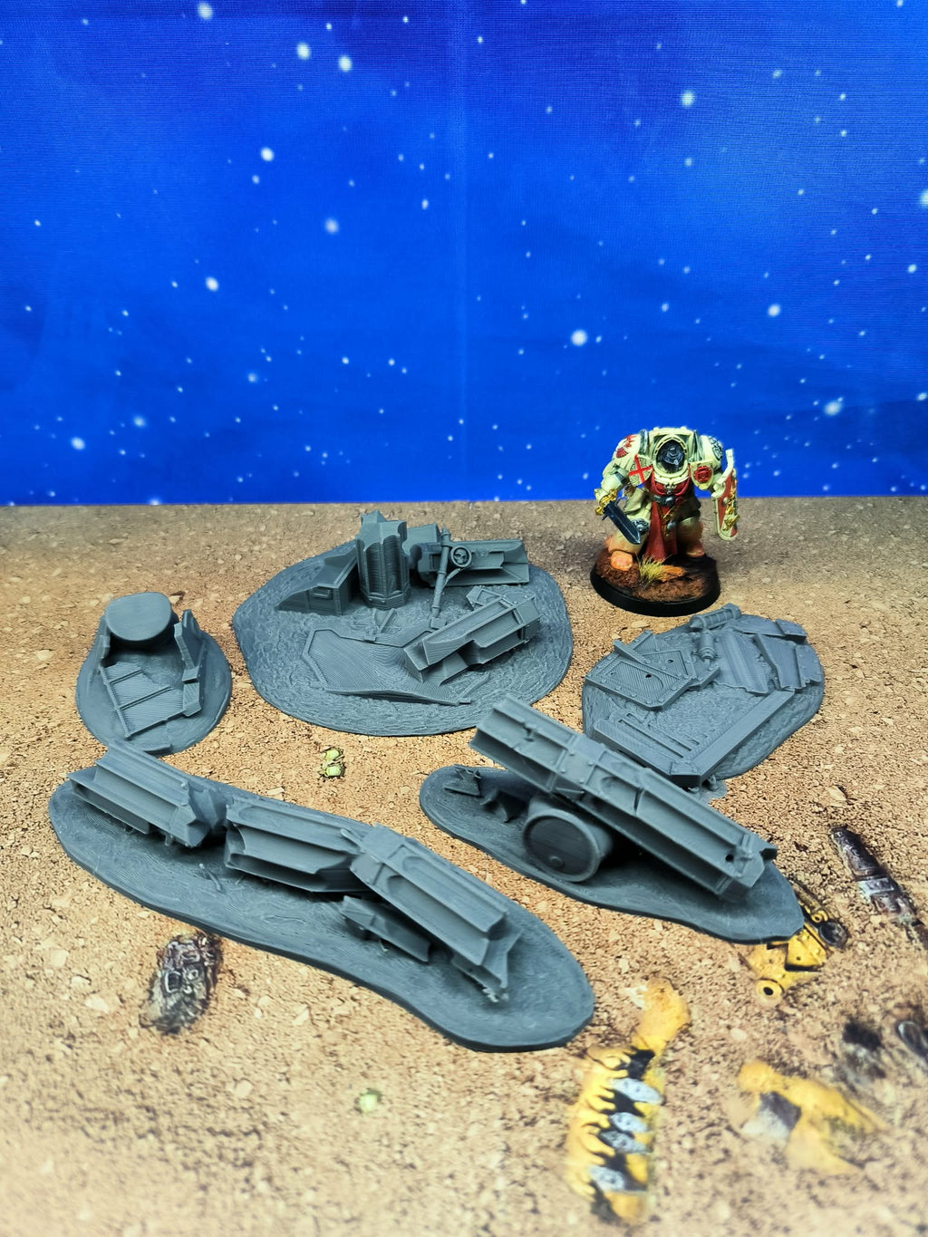 Templaris : Débris de ruines gothiques pour wargame