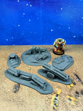 Templaris : Débris de ruines gothiques pour wargame