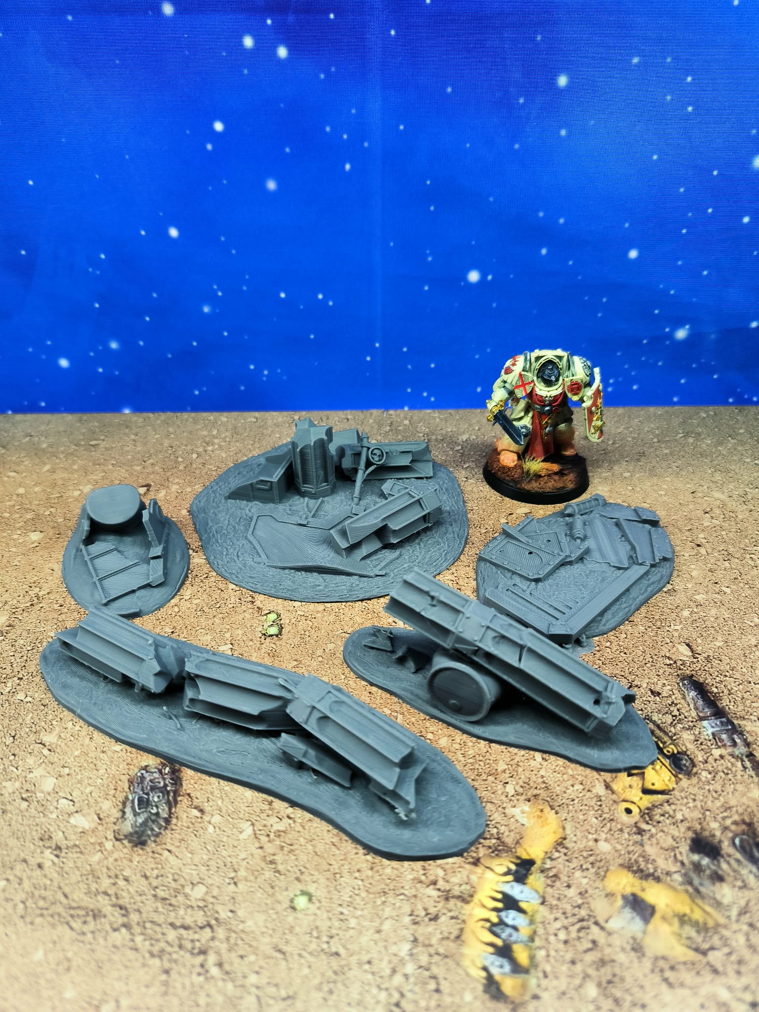 Templaris : Débris de ruines gothiques pour wargame