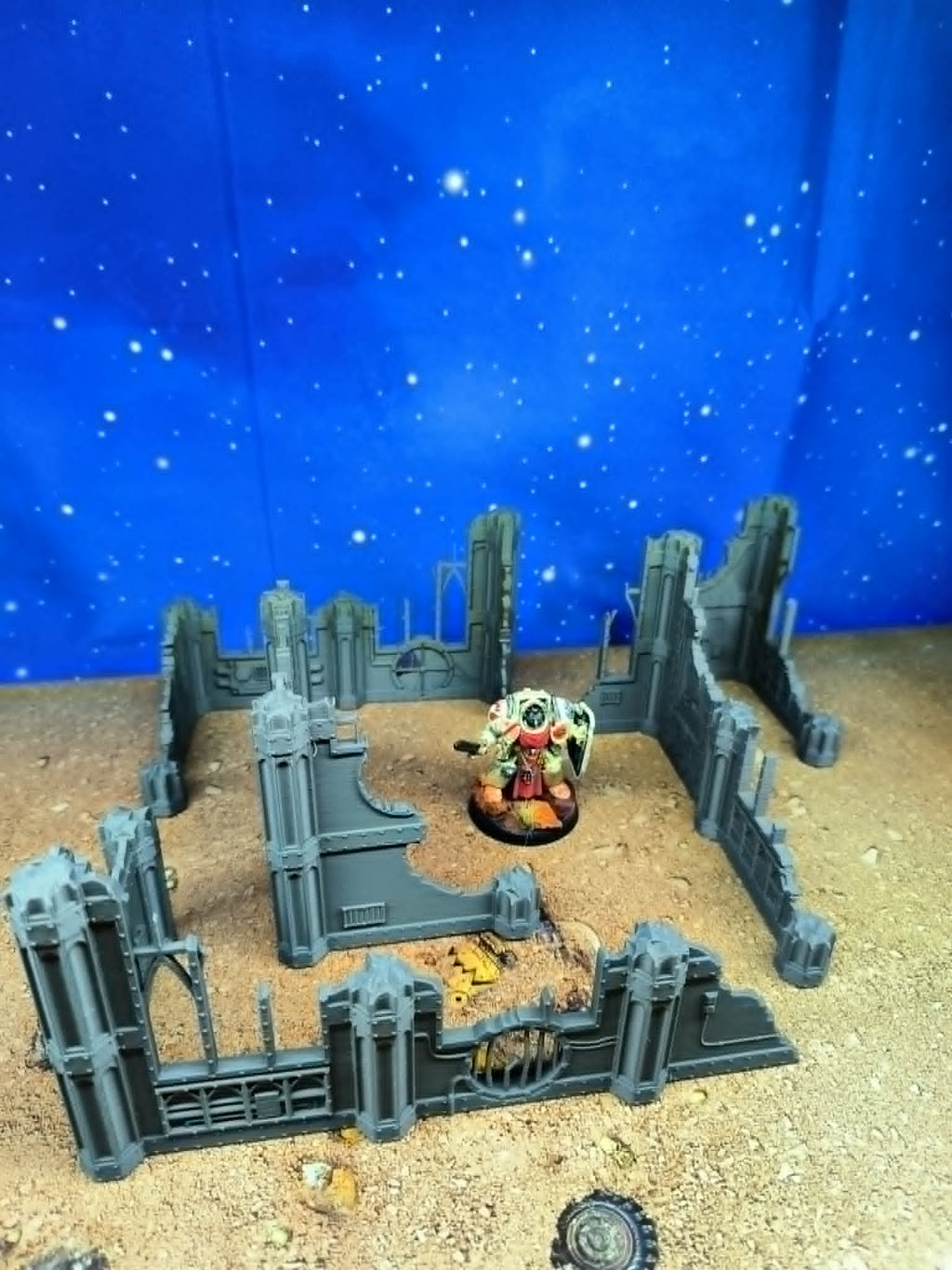 Templaris : Murs gothiques en ruine pour wargame 1
