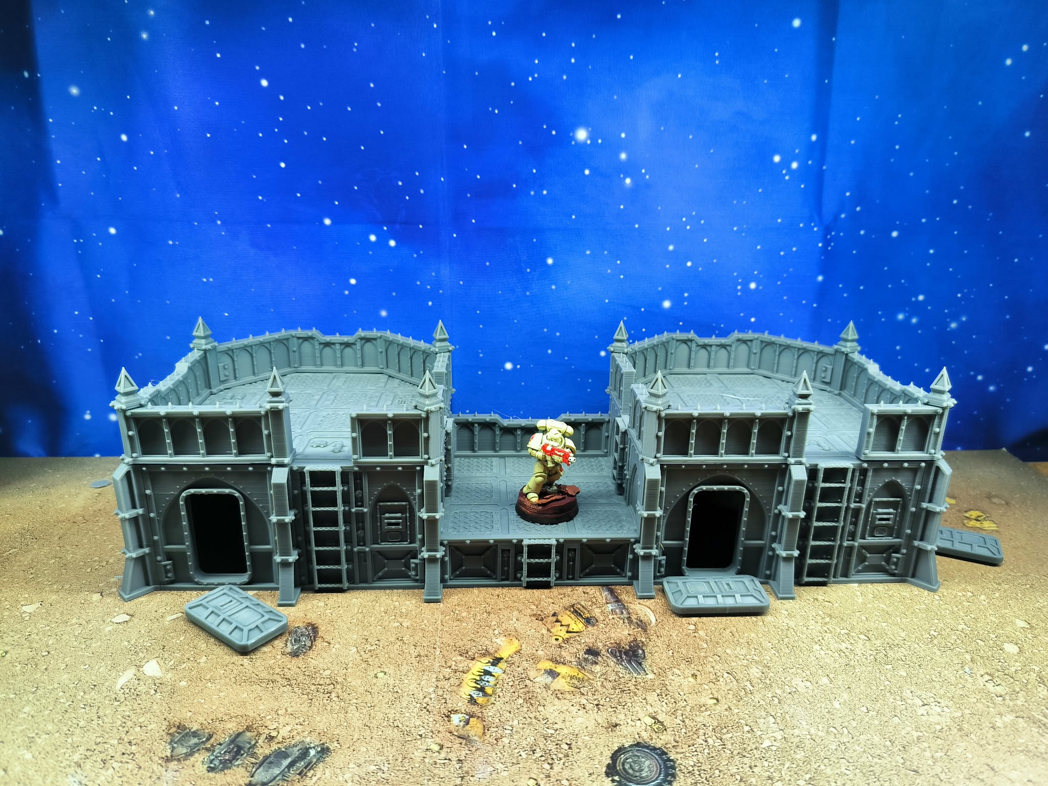 Fortress : Bunker militaire fortifié pour wargame 4D