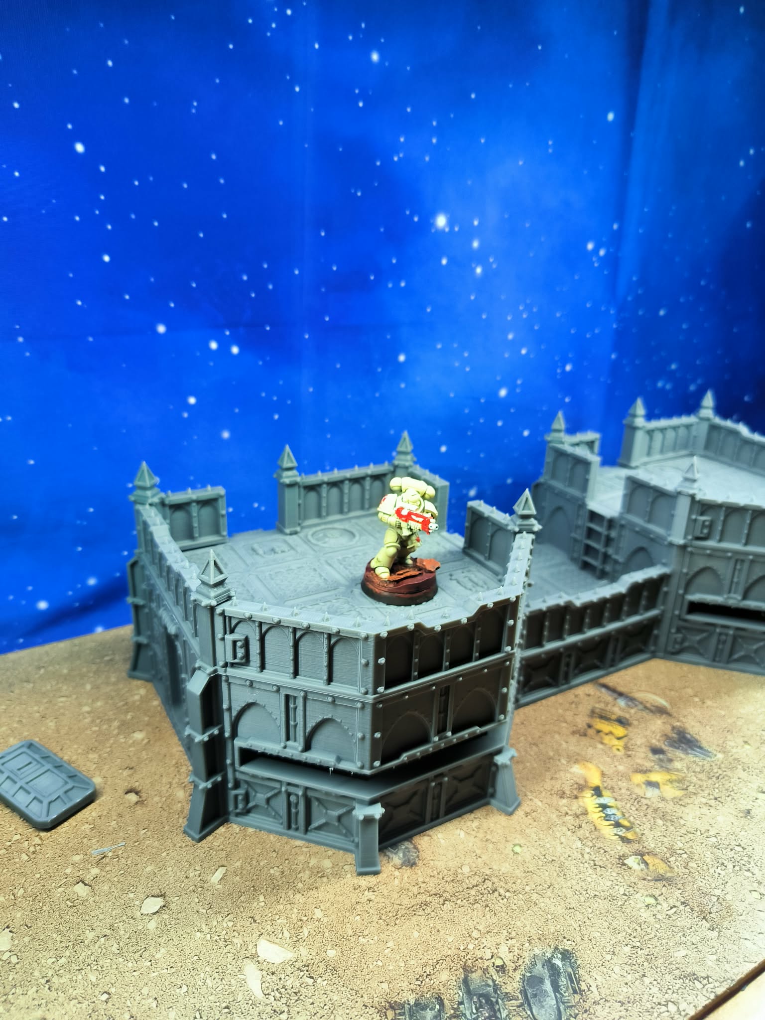 Fortress : Bunker militaire fortifié pour wargame 4D