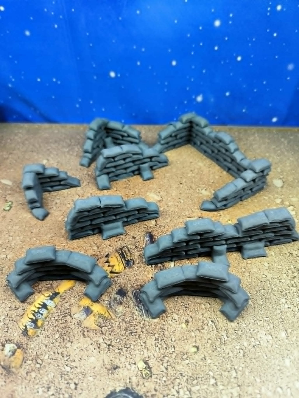 Fortress : Accessoires militaires sacs de sable pour wargame