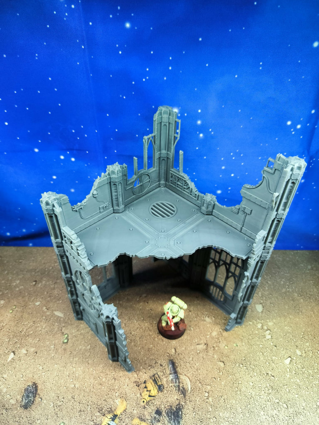 Templaris : Officine gothique en ruine pour wargame