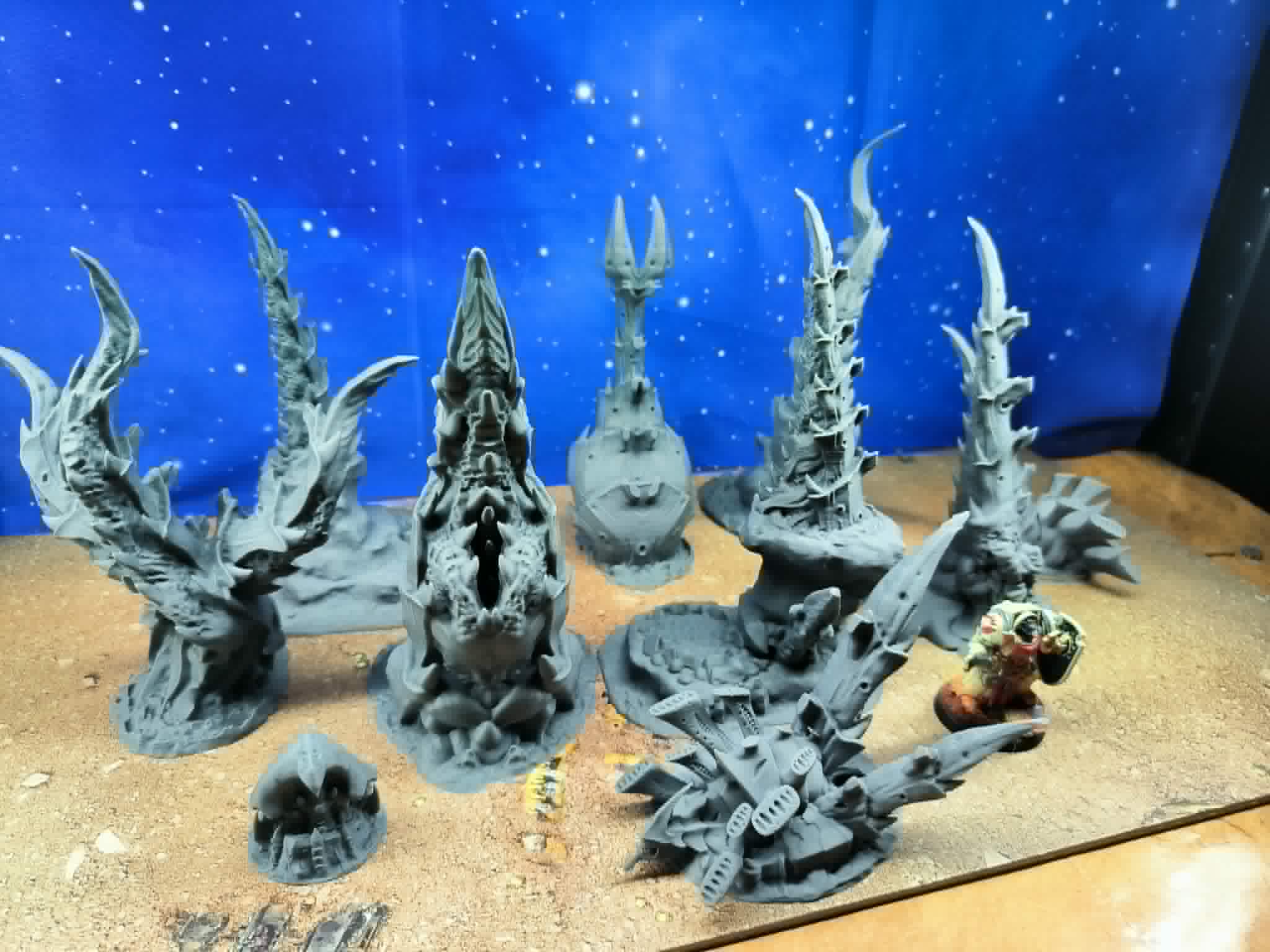 Aliens : set de griffes xénos pour wargame C