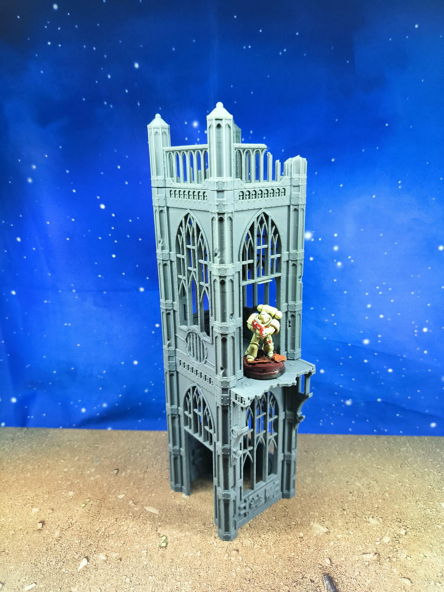 Templaris : Tour gothique en ruine pour wargame 1