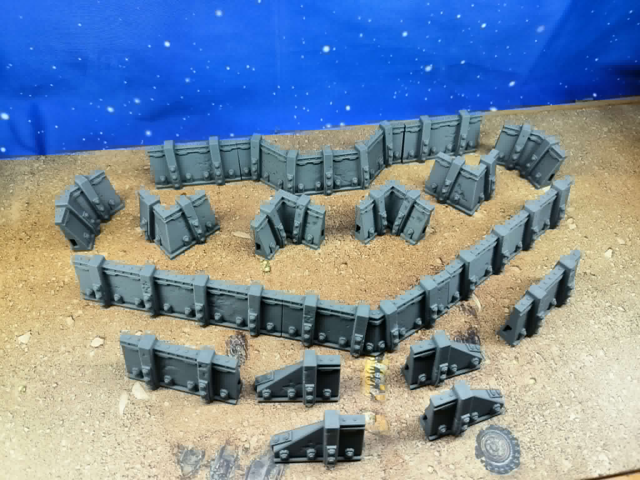 Fortress : Barricades de tranchées pour wargame