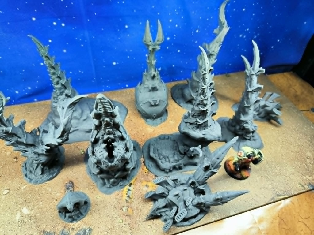 Aliens : set de griffes xénos pour wargame C