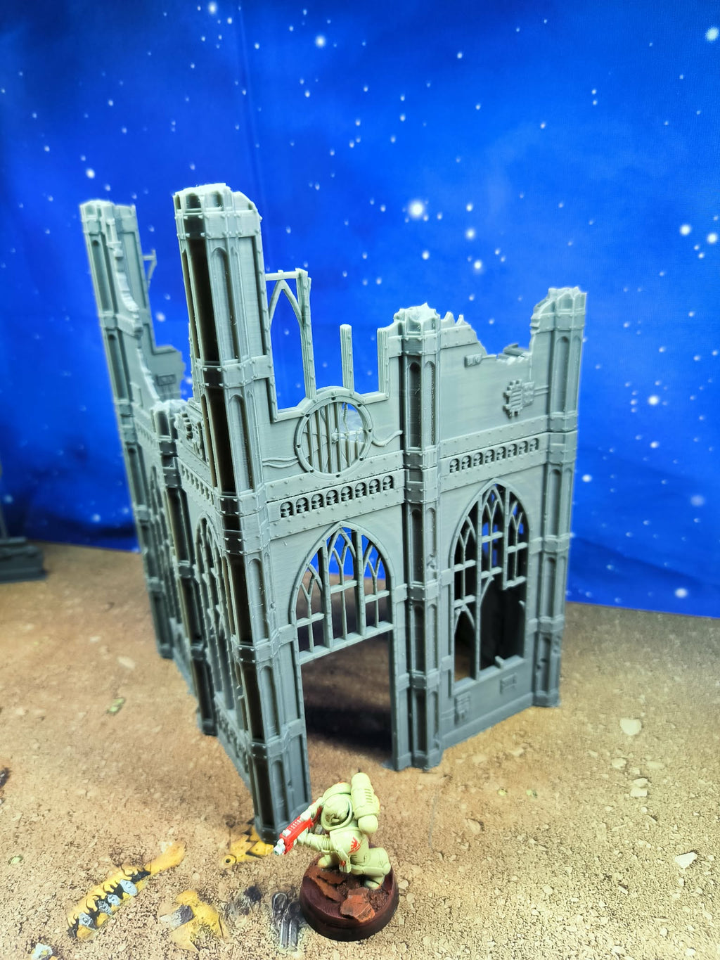 Templaris : Officine gothique en ruine pour wargame