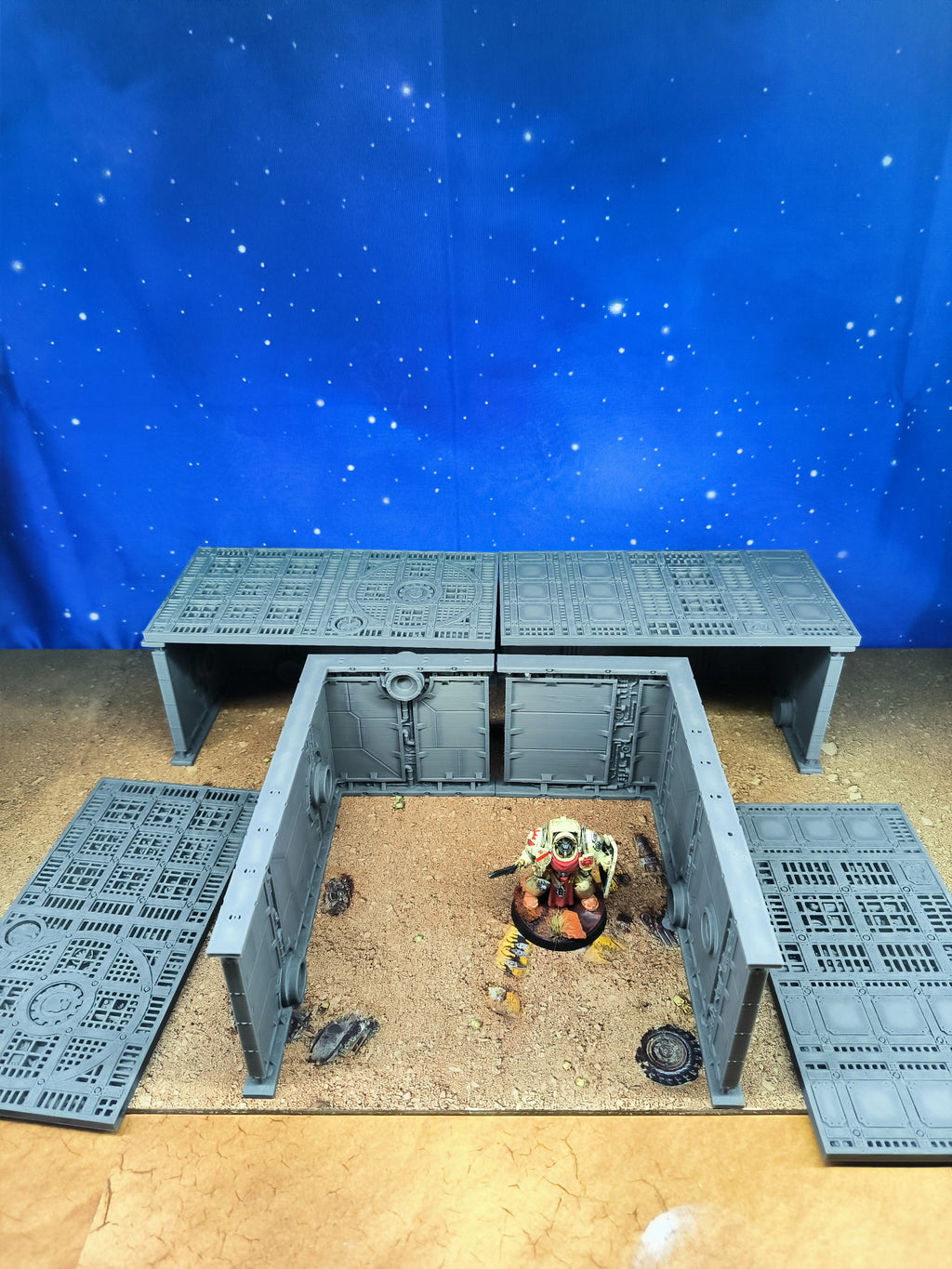 Meca Ferrum : Mega Containers futuristes pour wargame