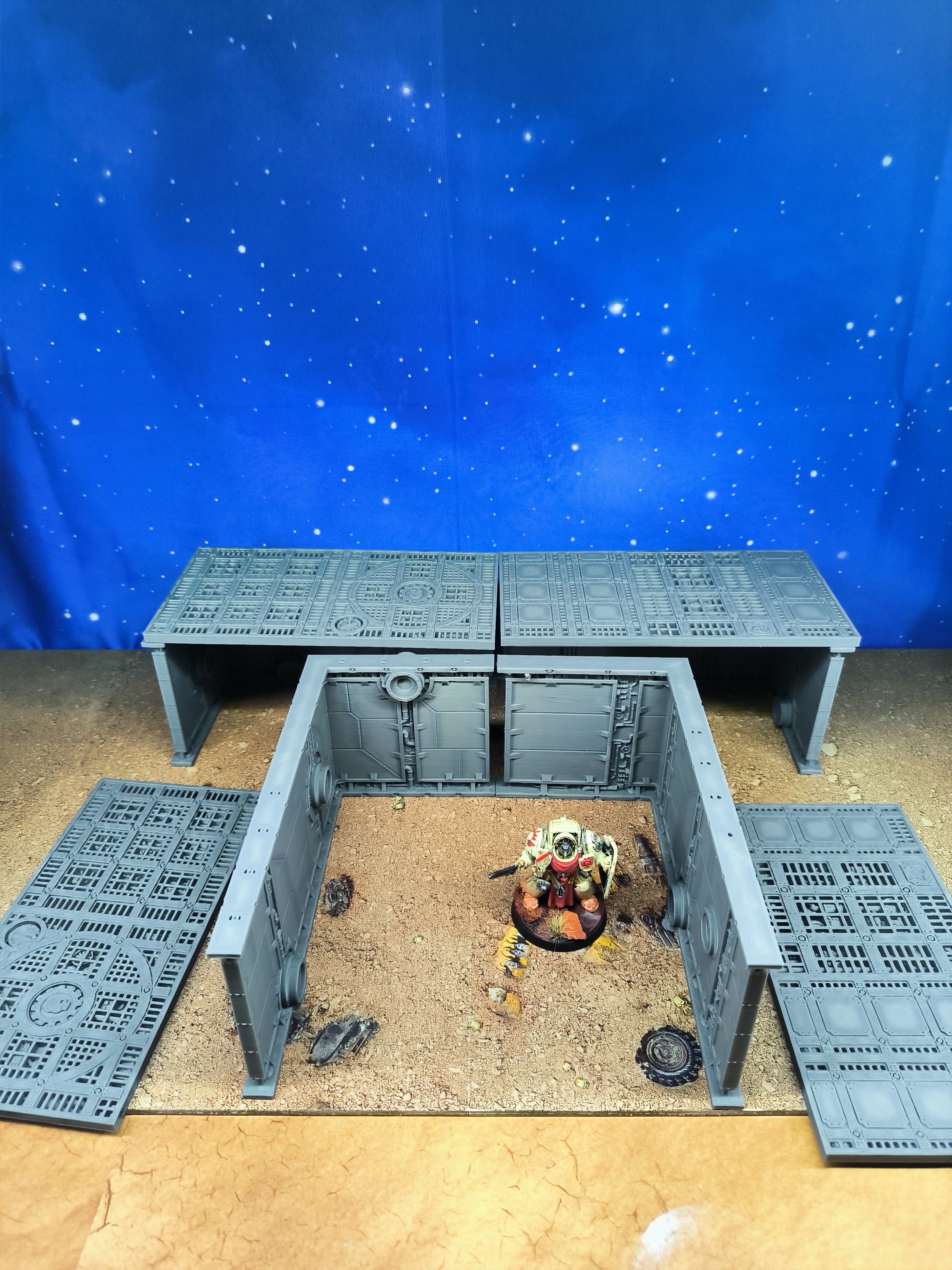 Meca Ferrum : Mega Containers futuristes pour wargame
