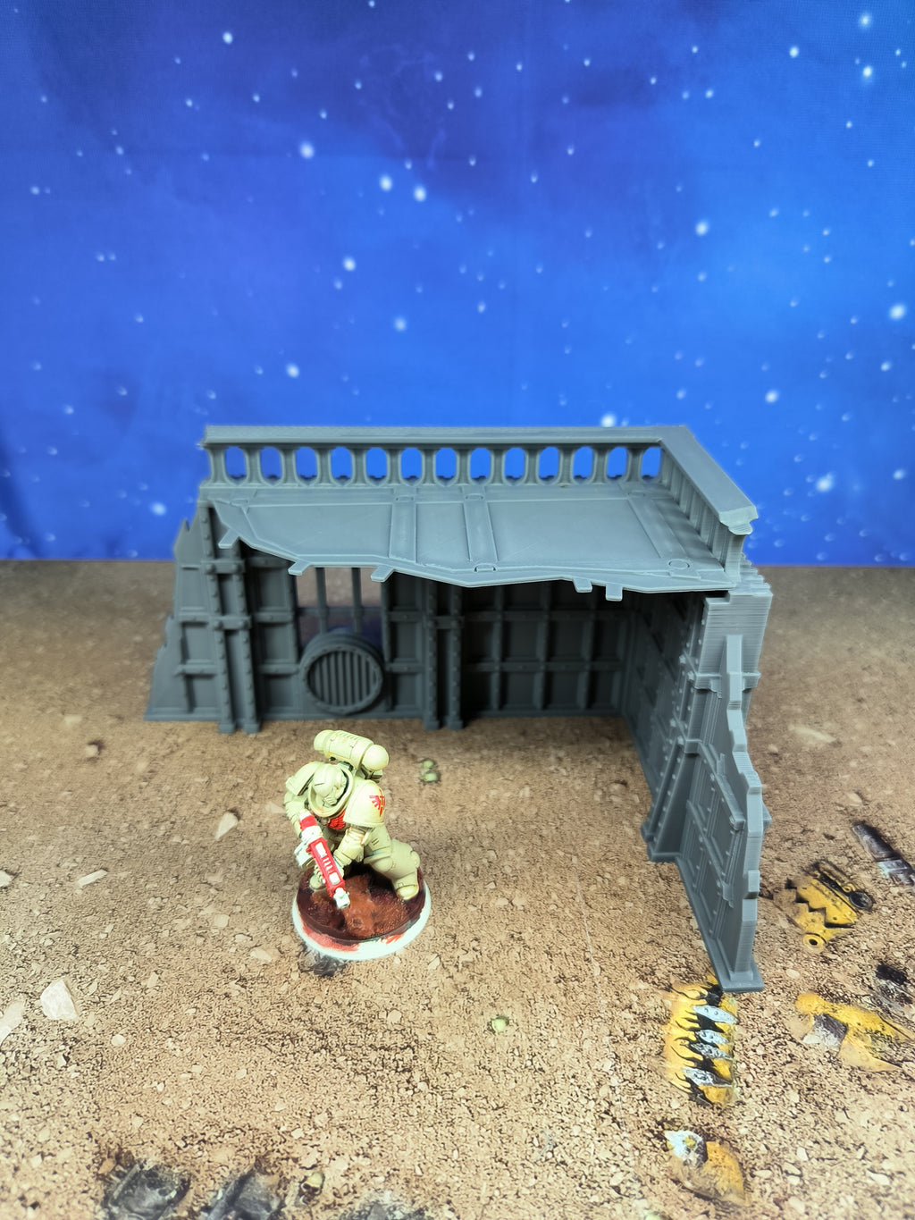 Forge City: Futuristic Industrial Building for Wargame 3