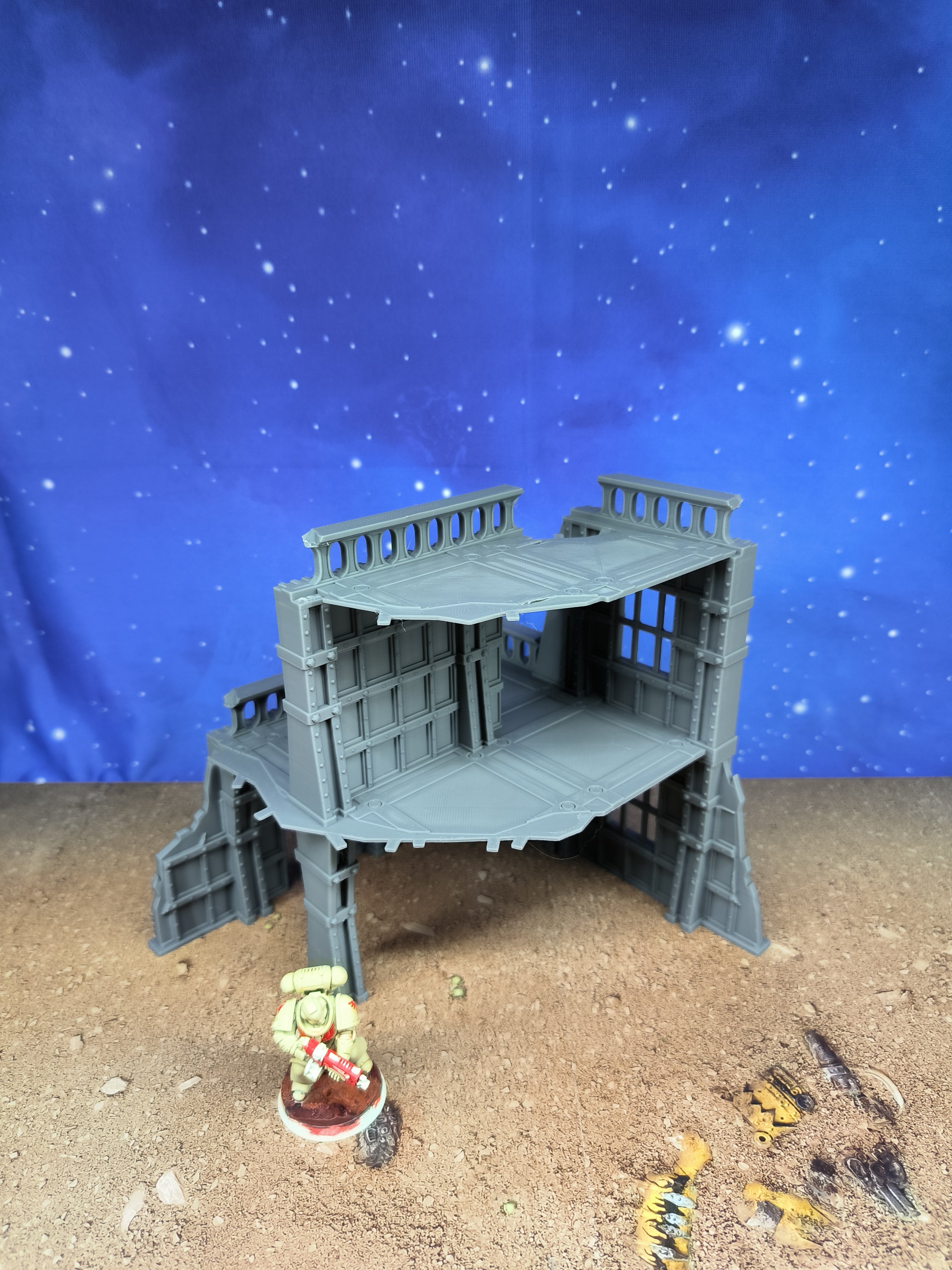 Forge City: Futuristic Industrial Building for Wargame 1