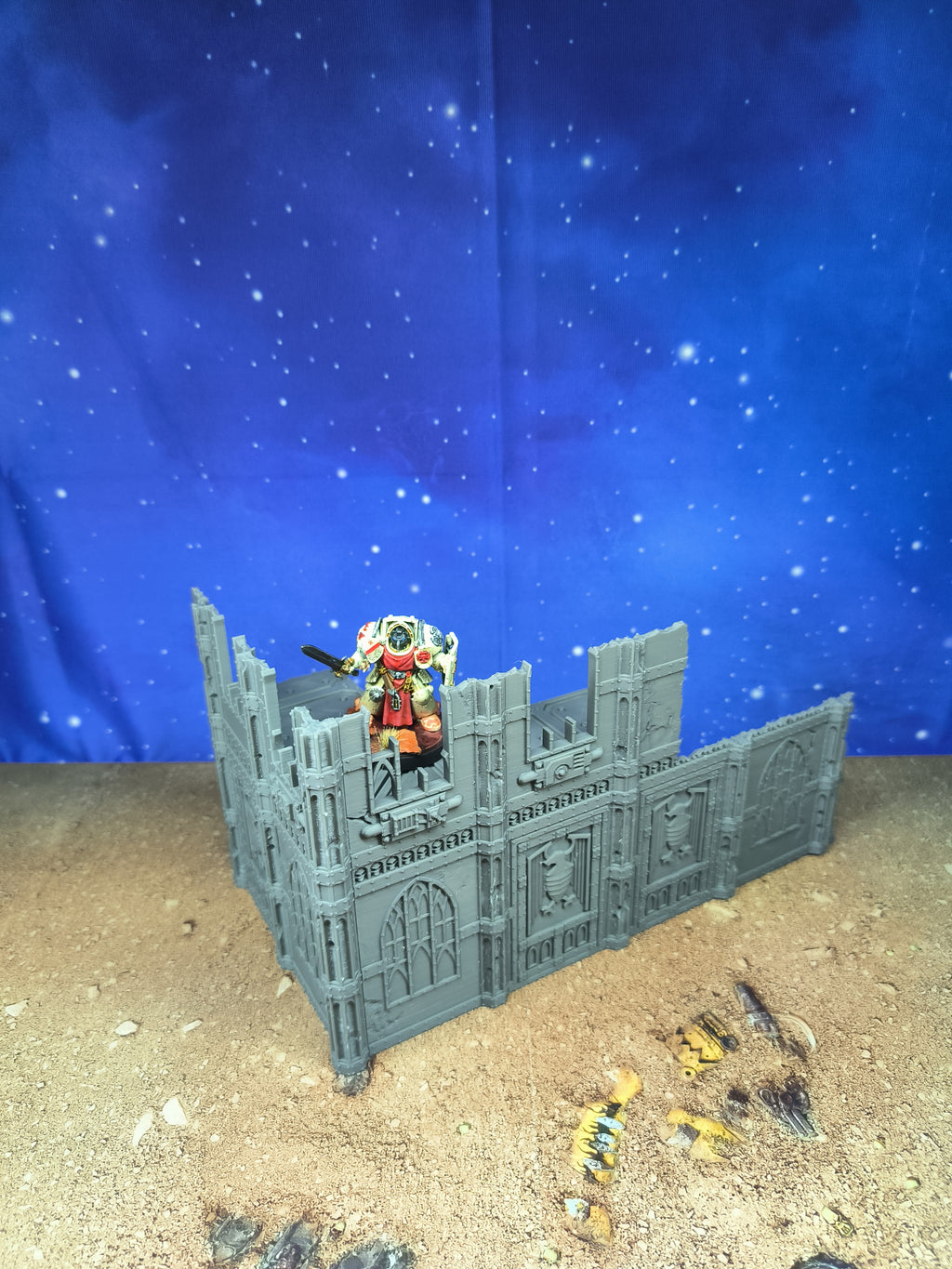 Gothic Foldable : set 2 décors gothiques pliants pour table de jeu wargame