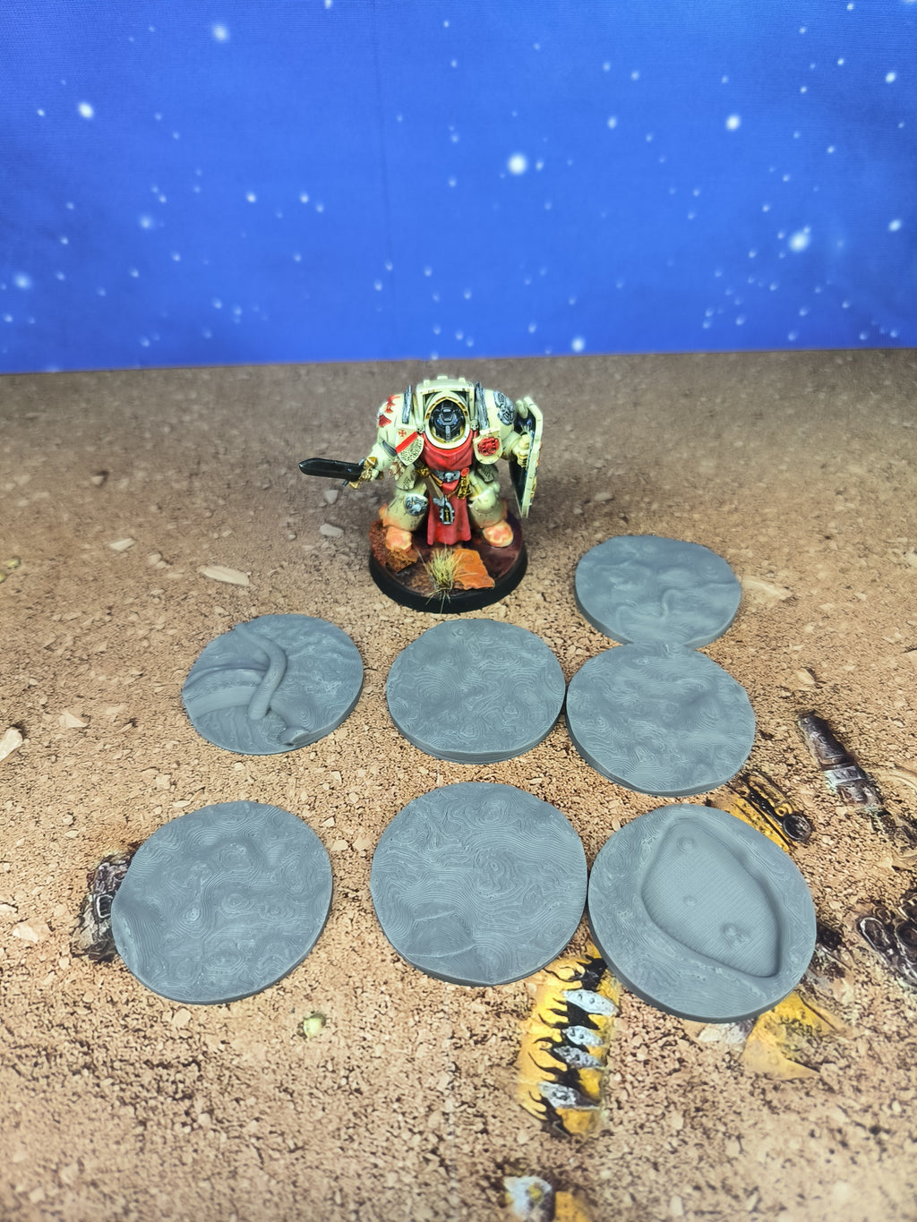 Lost ship : Hiveship Toppers socles 3 en 40mm