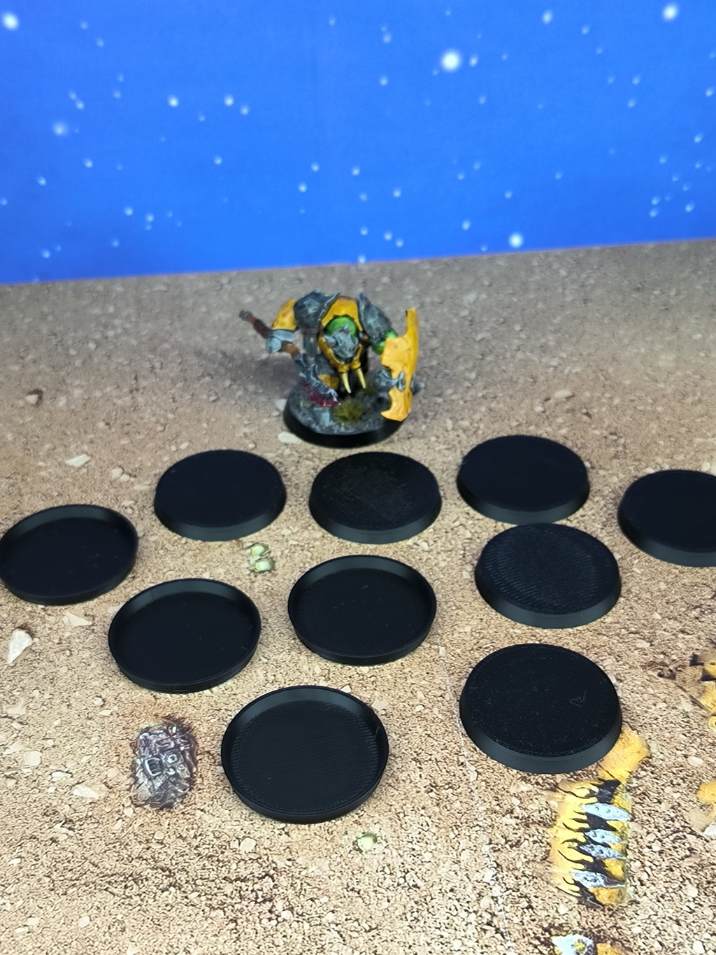 Socles : bases 32mm x10