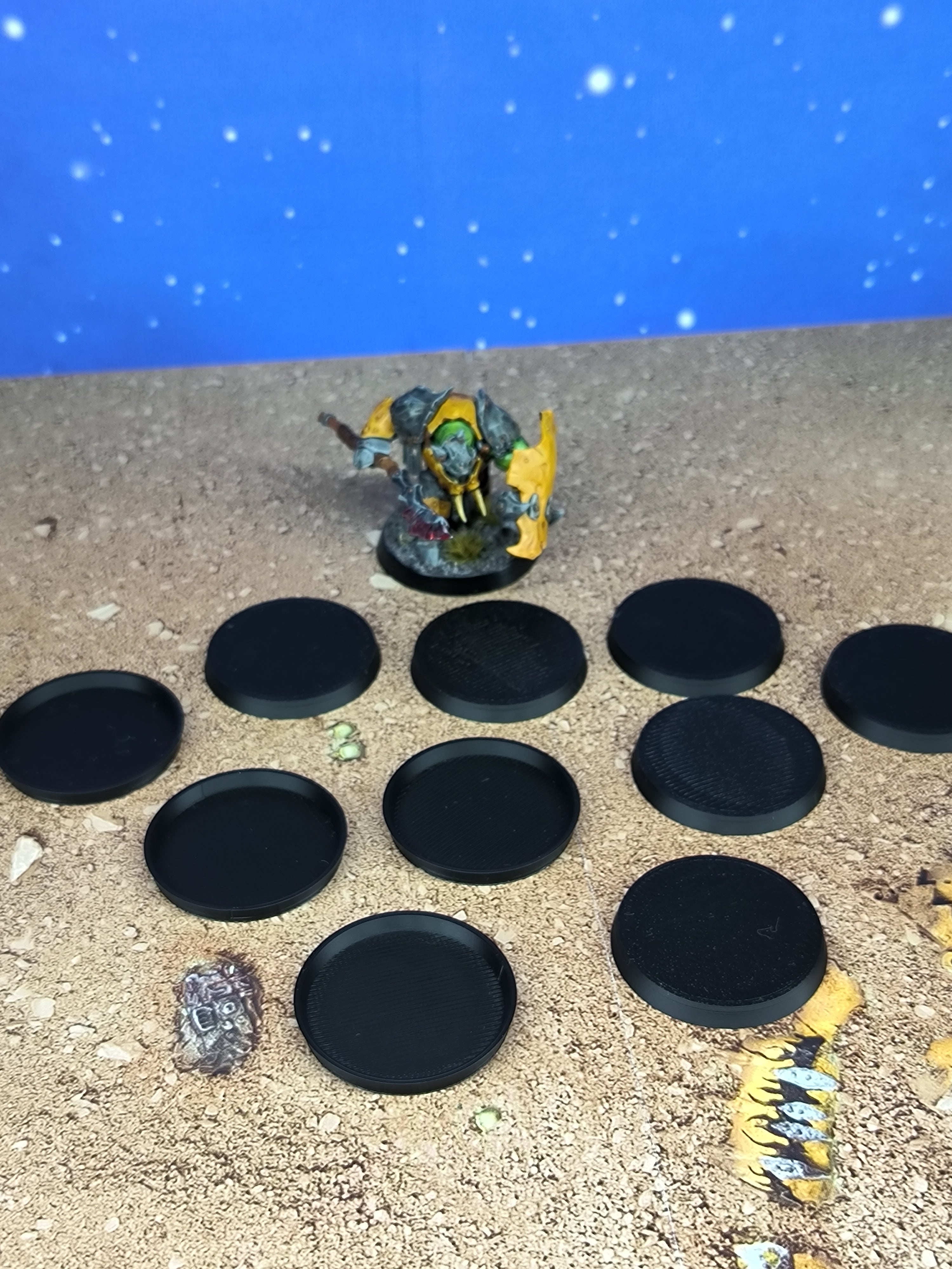 Socles : bases 32mm x10