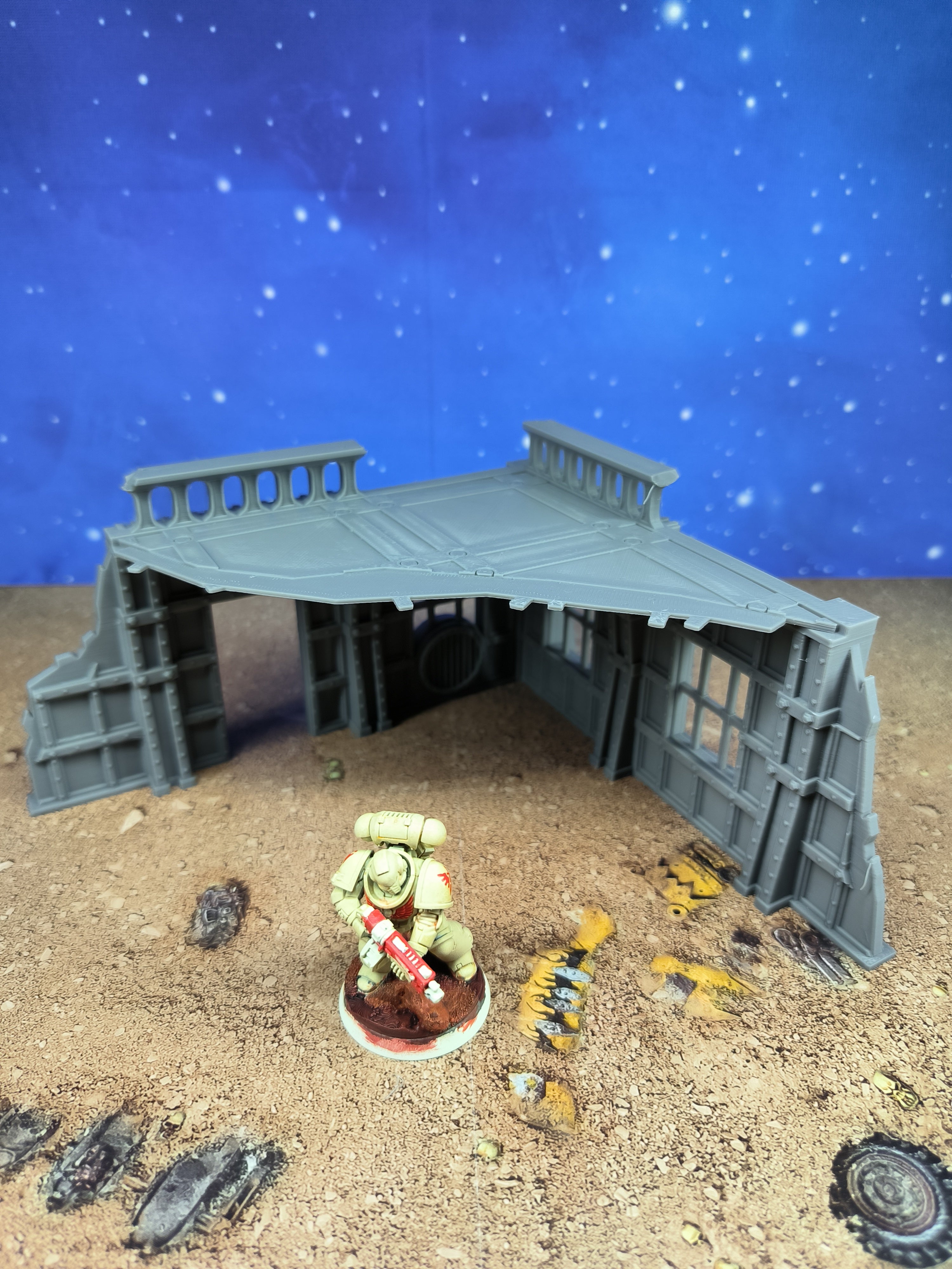 Forge city : Bâtiment industriel futuriste pour wargame 6