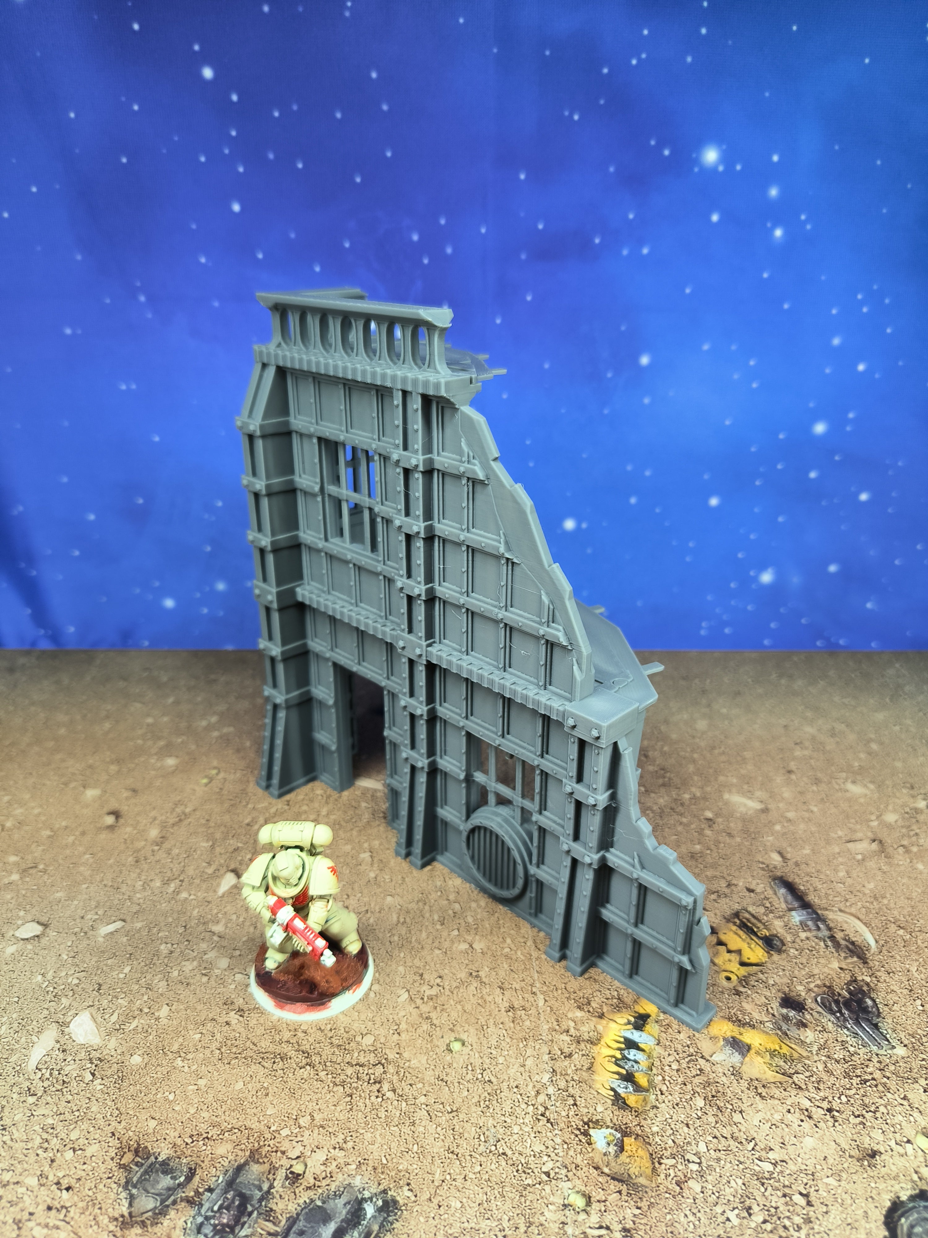 Forge City: Futuristic Industrial Building for Wargame 4