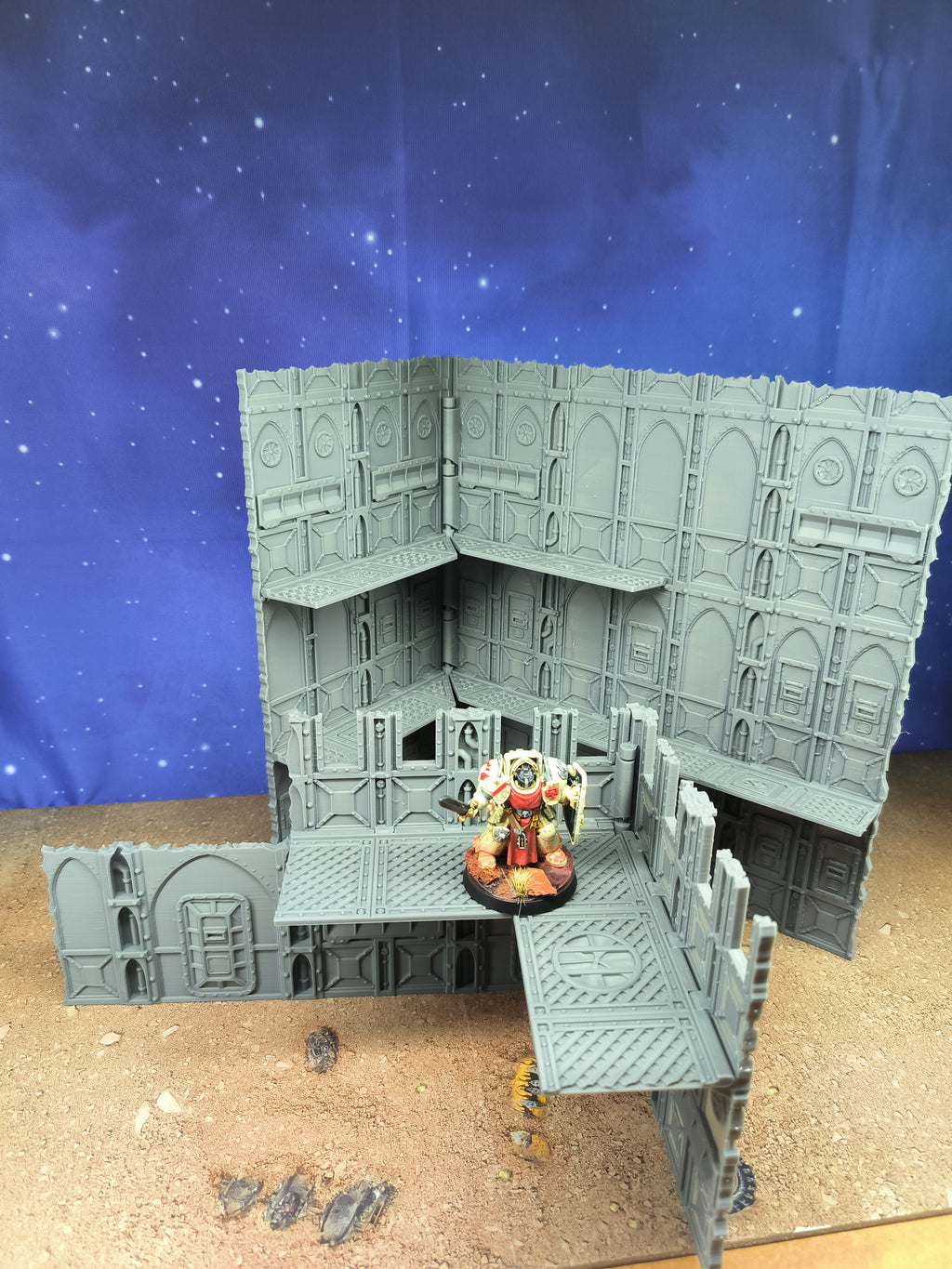 Armored Foldable : set 2 décors militaires pliants pour table de jeu wargame