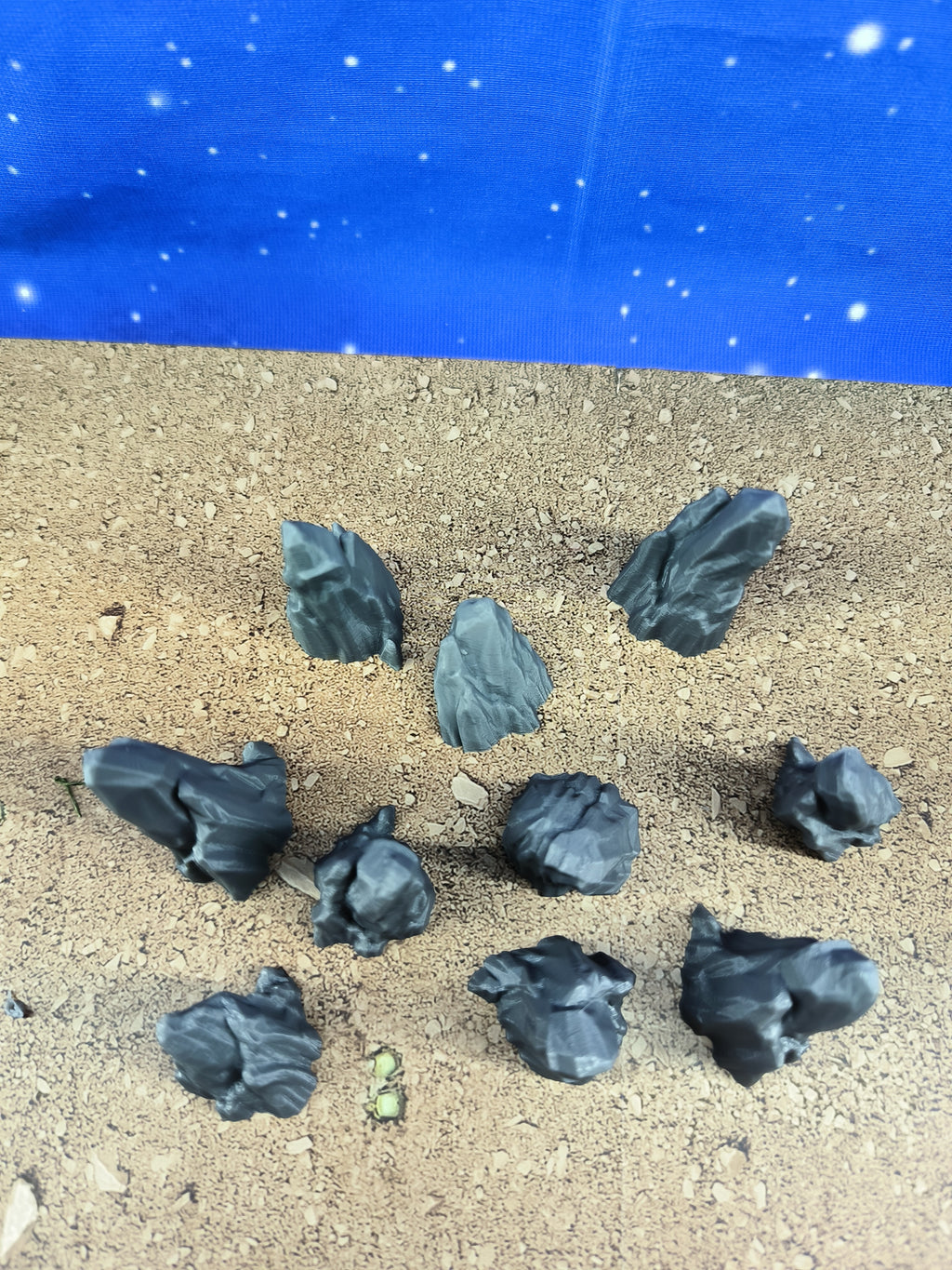 Toppers : rochers pour socles figurines x10