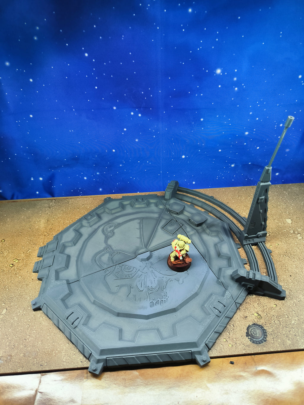 Chapter Outpost : Centre mécanique de campagne futuriste pour wargame