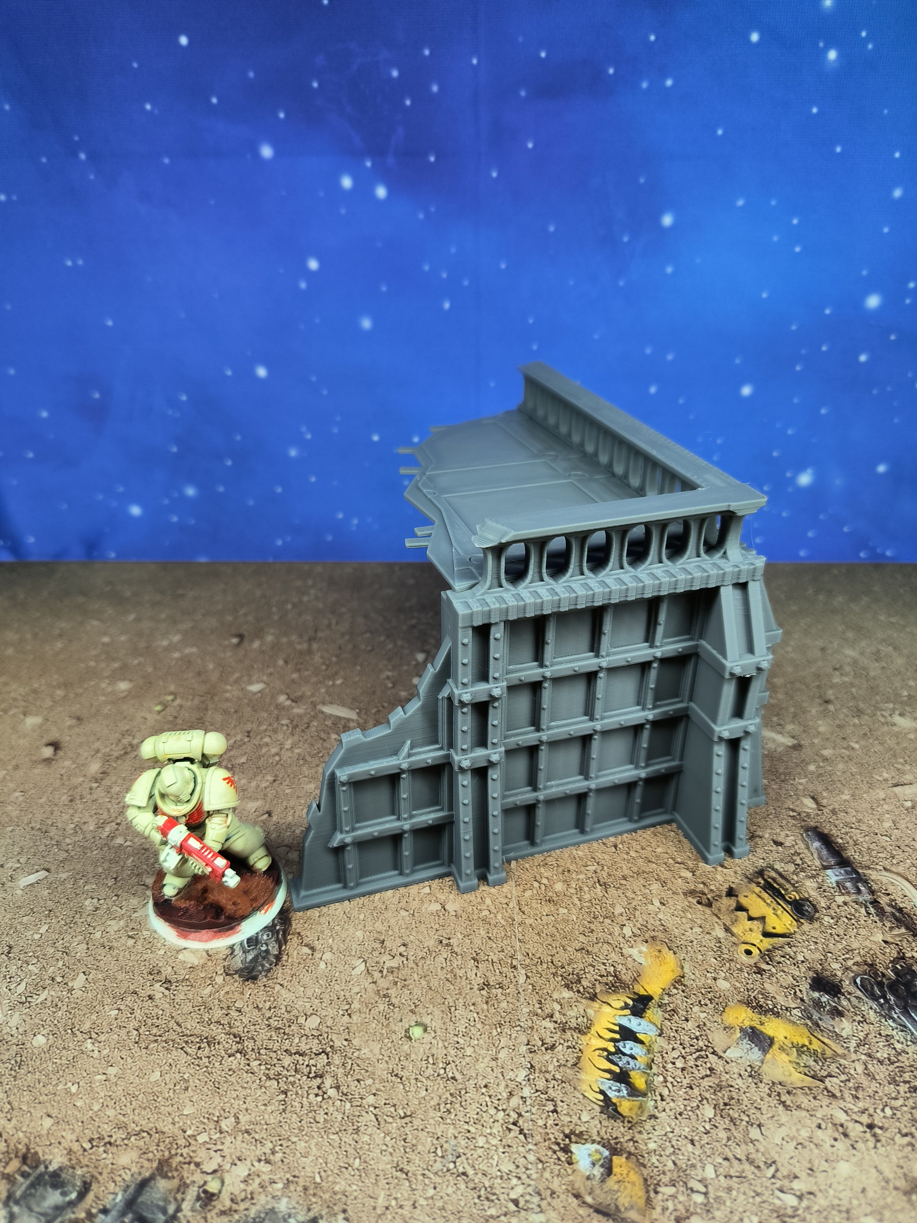 Forge City: Futuristic Industrial Building for Wargame 3