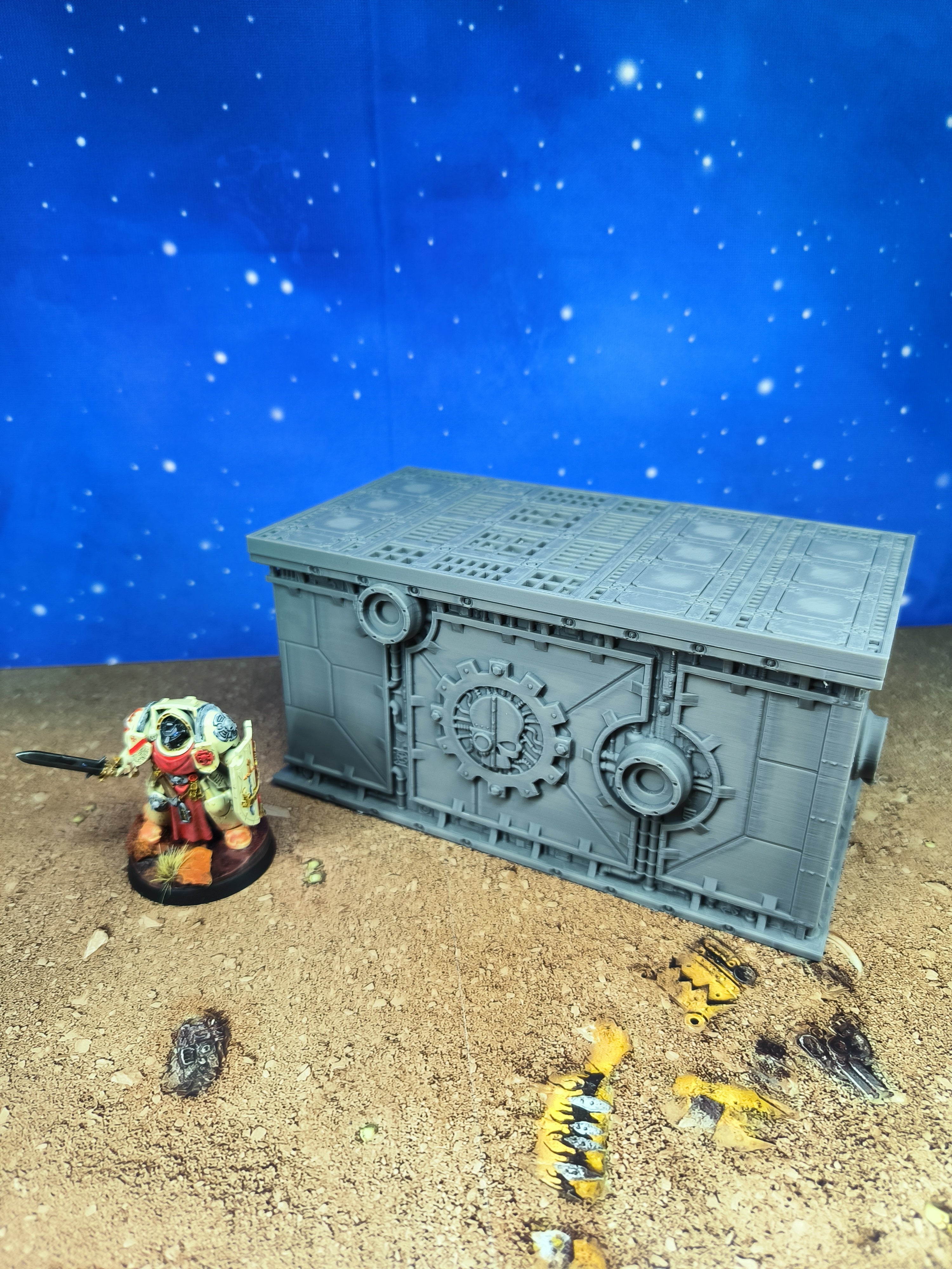 Meca Ferrum : Containers futuristes pour wargame 1
