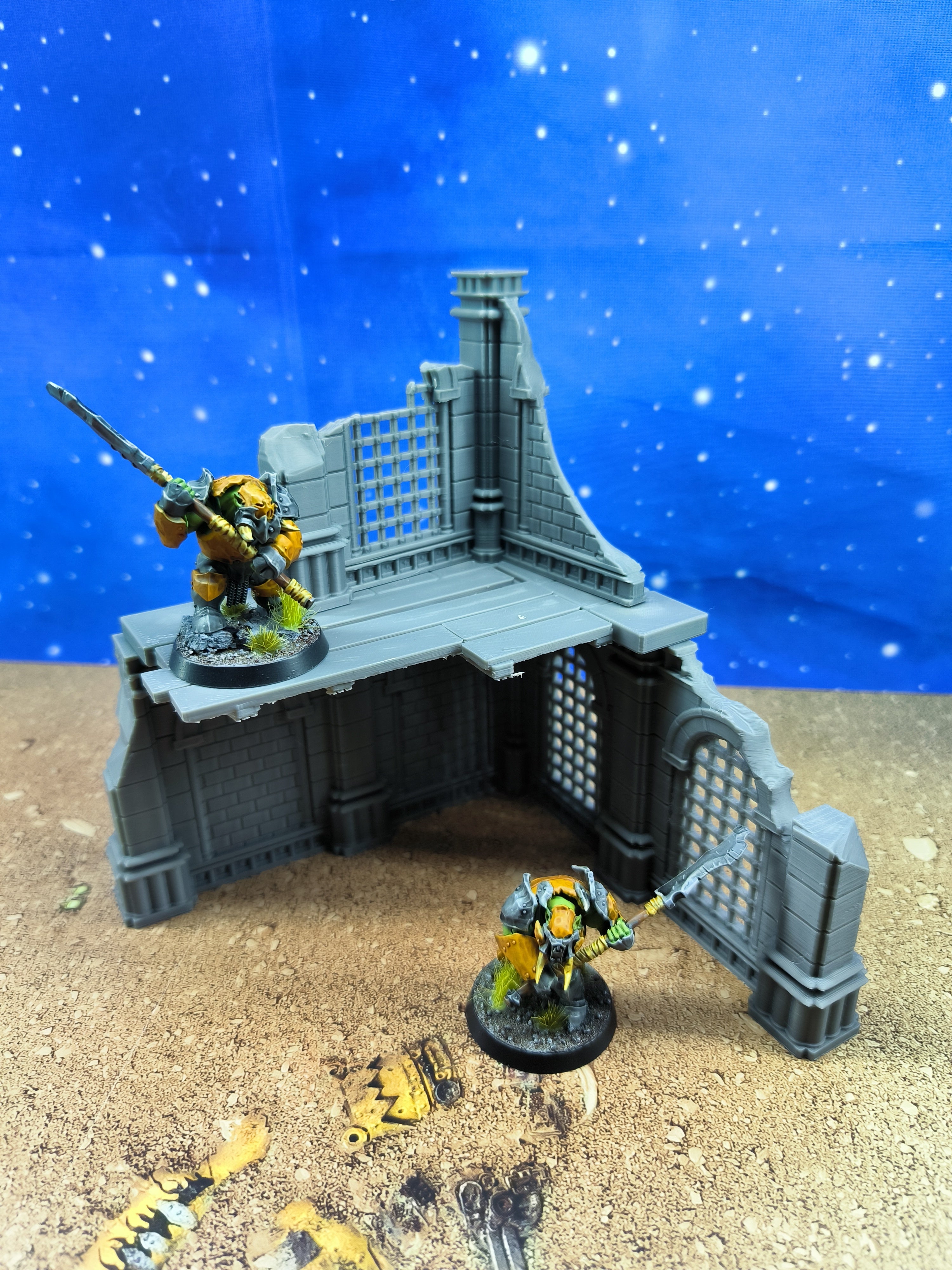 Antic city: Ruined building for wargame 2