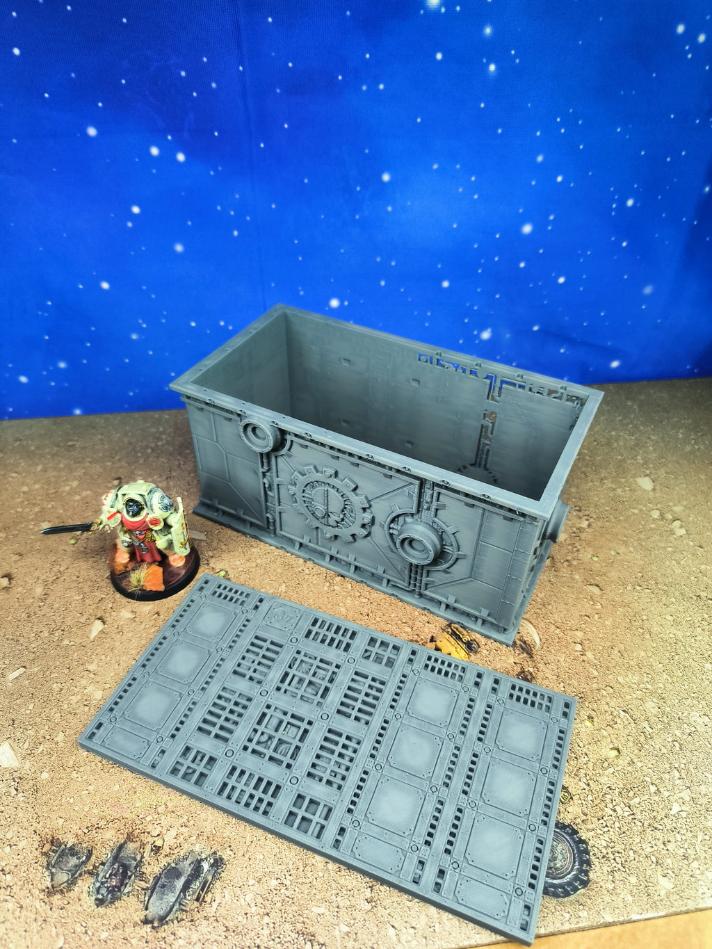 Meca Ferrum : Containers futuristes pour wargame 1