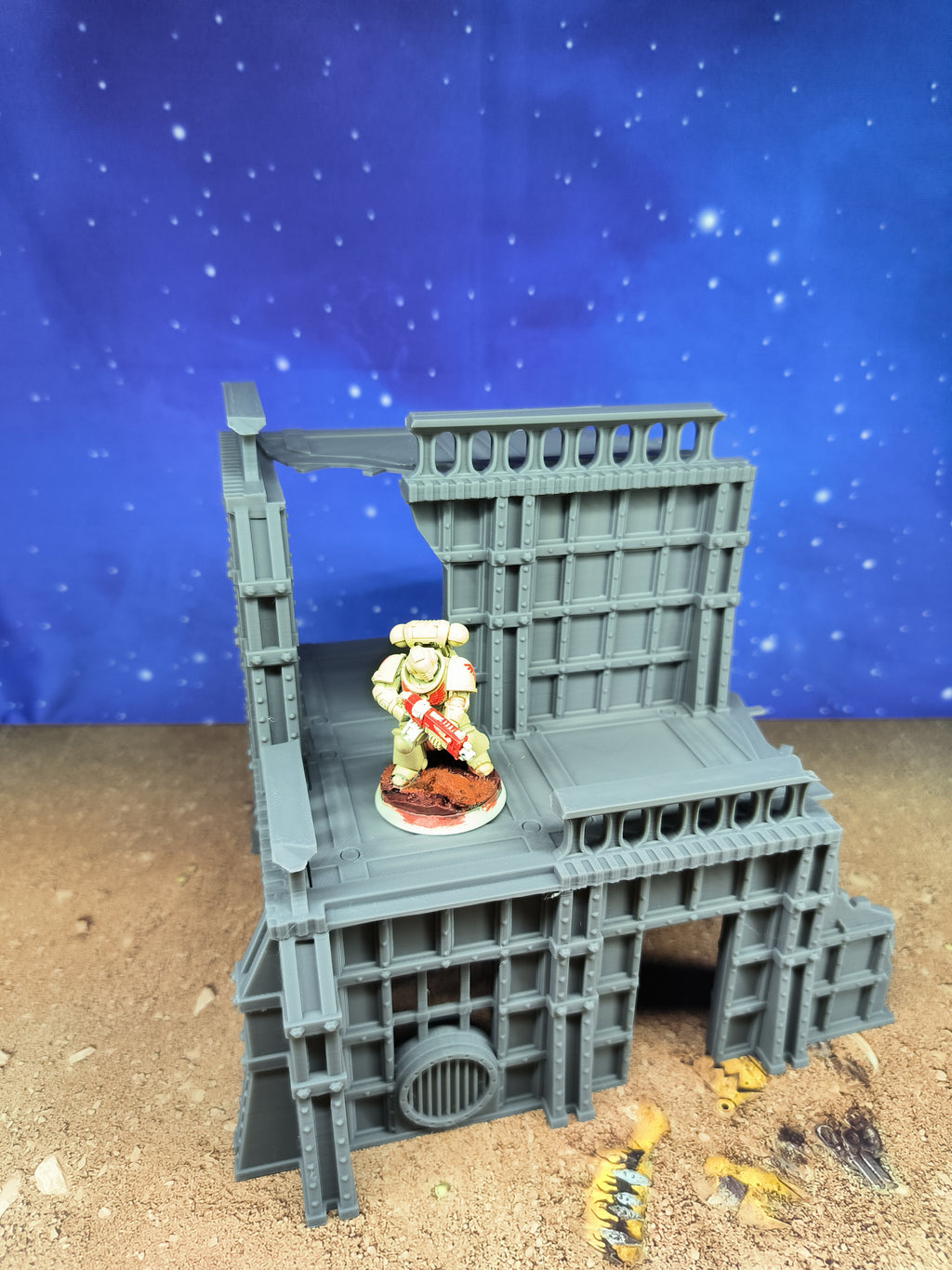 Forge City: Futuristic Industrial Building for Wargame 1