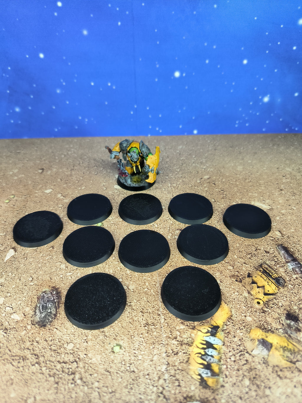 Socles : bases 32mm x10