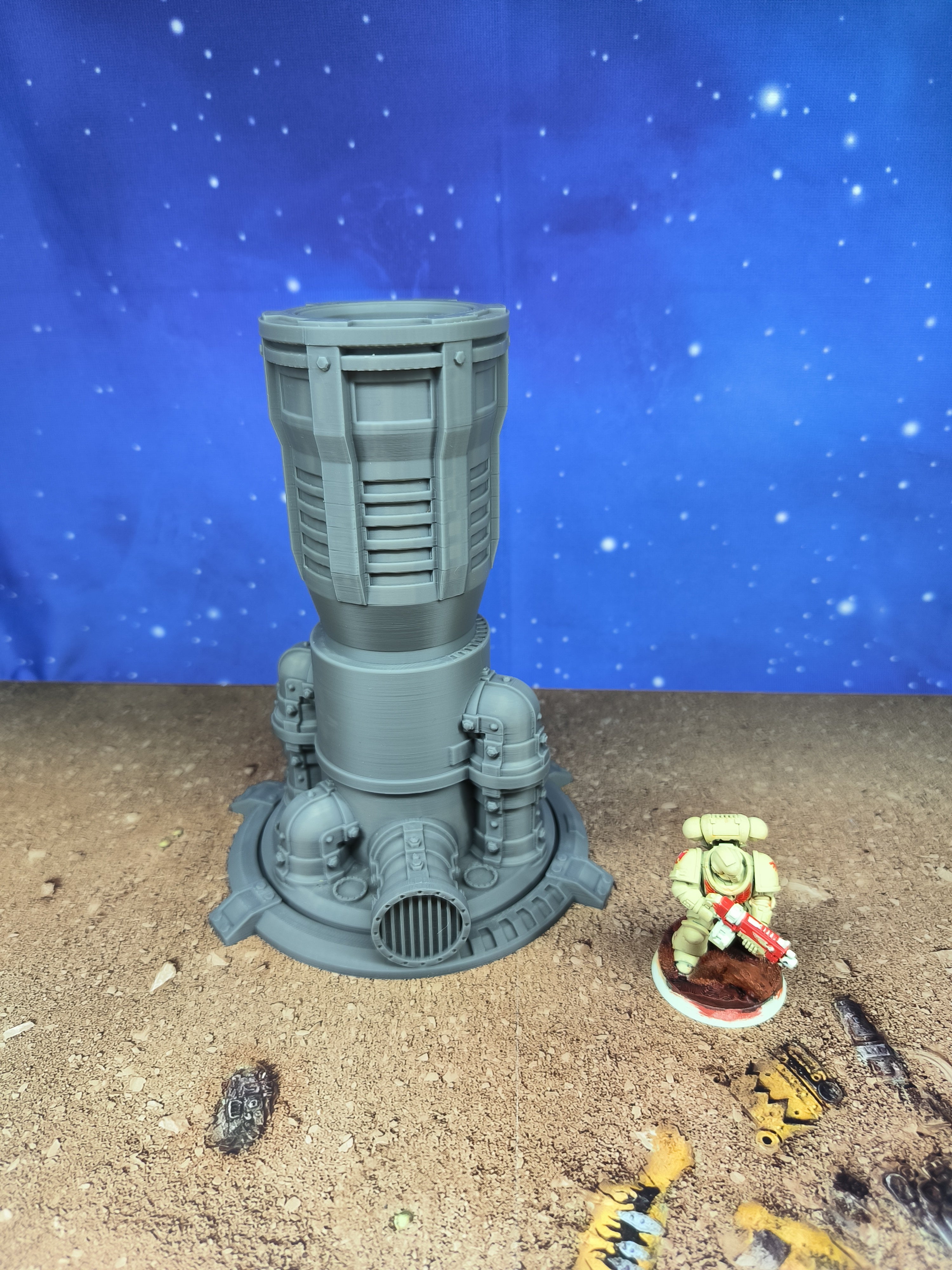 Forge City: Futuristic industrial wargame terrain