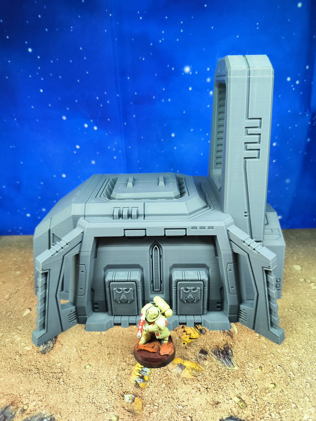 Chapter Outpost : Chapelle de campagne futuriste pour wargame